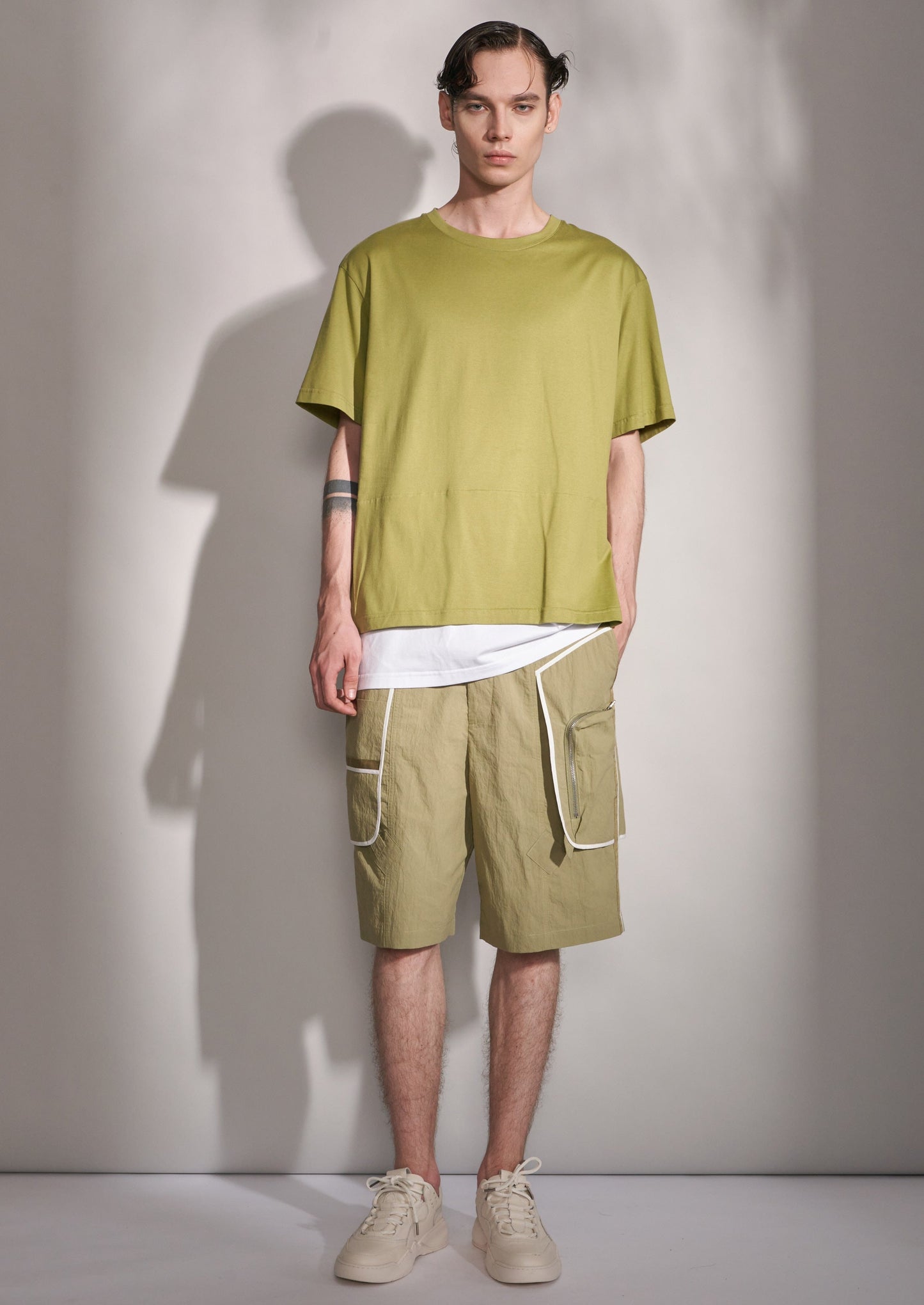 Fake Layer Tee With Color Contrast Harrison Wong