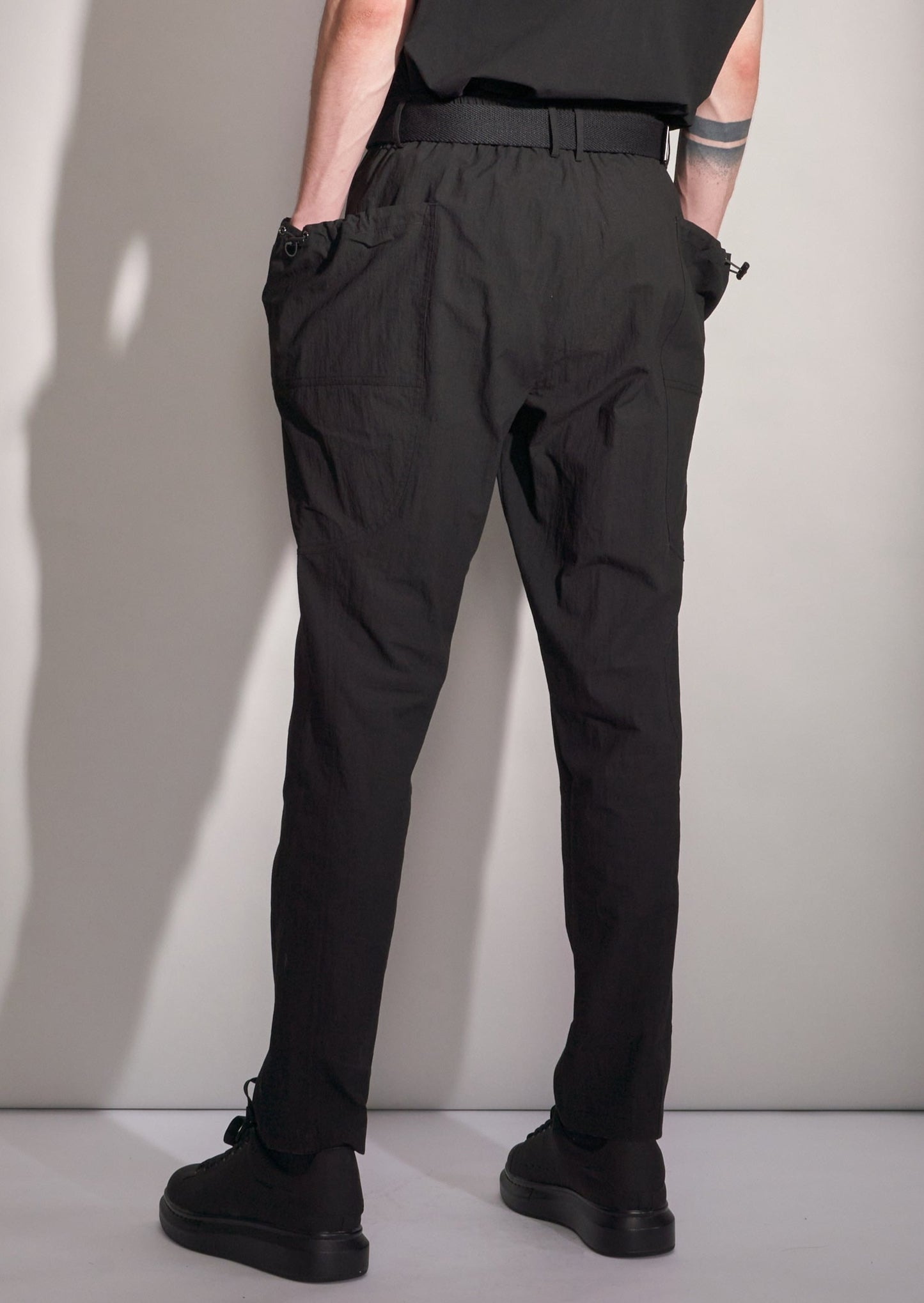 Pants With Drawstring Pockets Harrison Wong