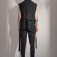 Pleated Waistcoat With Vents Harrison Wong
