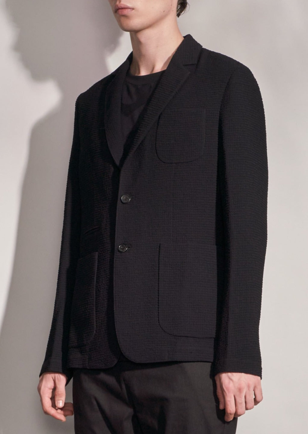 Seersucker Blazer Harrison Wong