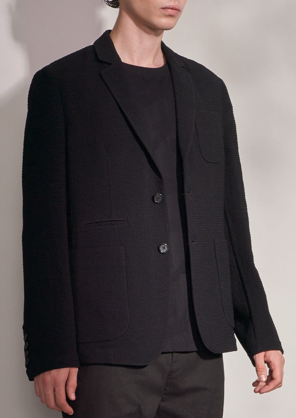 Seersucker Blazer Harrison Wong