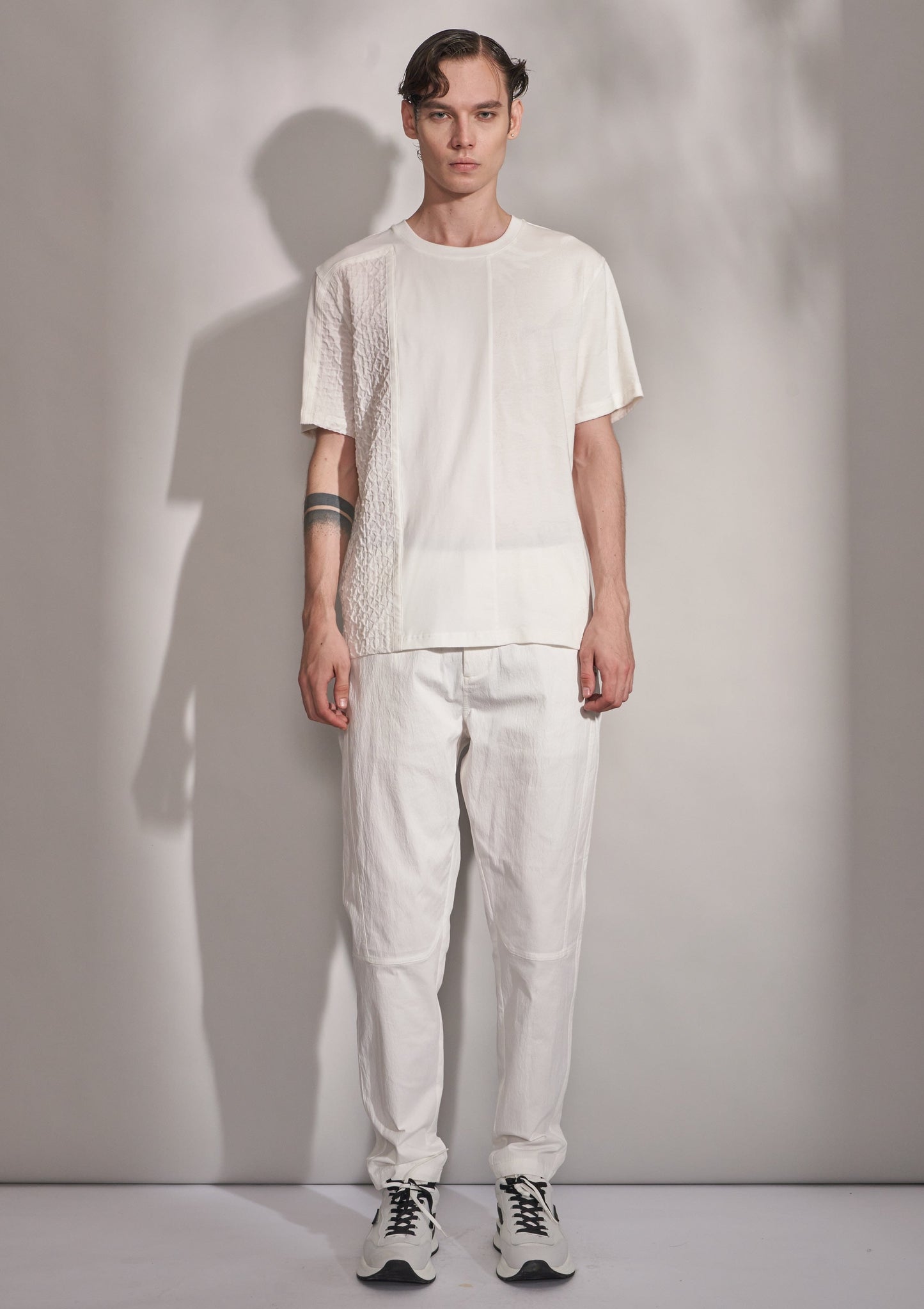 Tee With Fabric Blocking Harrison Wong