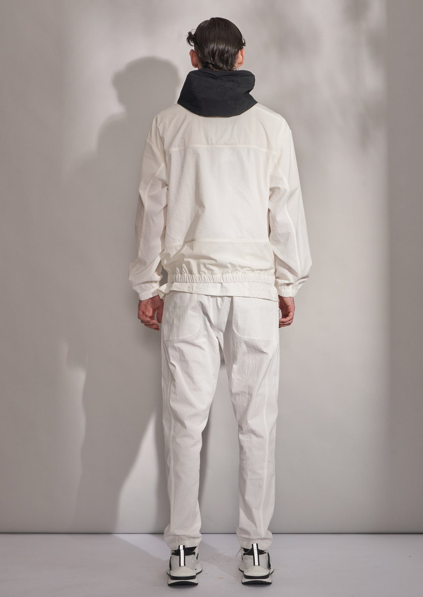 Fabric Blocking Zipper Jacket With Hood Harrison Wong