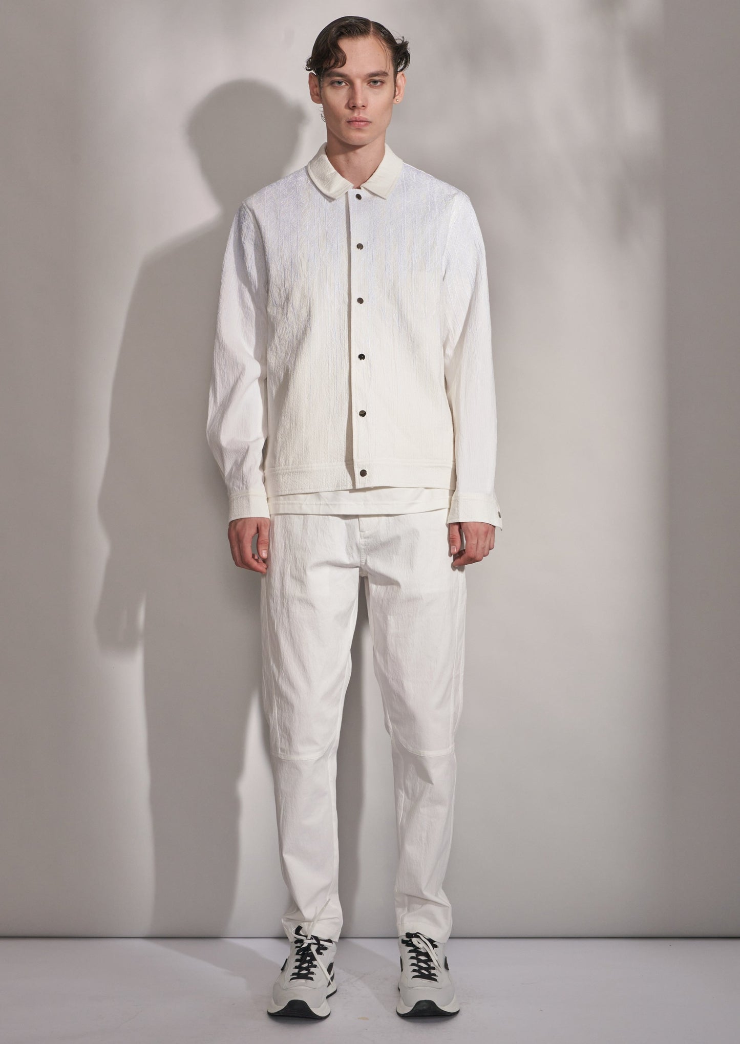 Jacket With Forest Silhouette Embroidery Harrison Wong