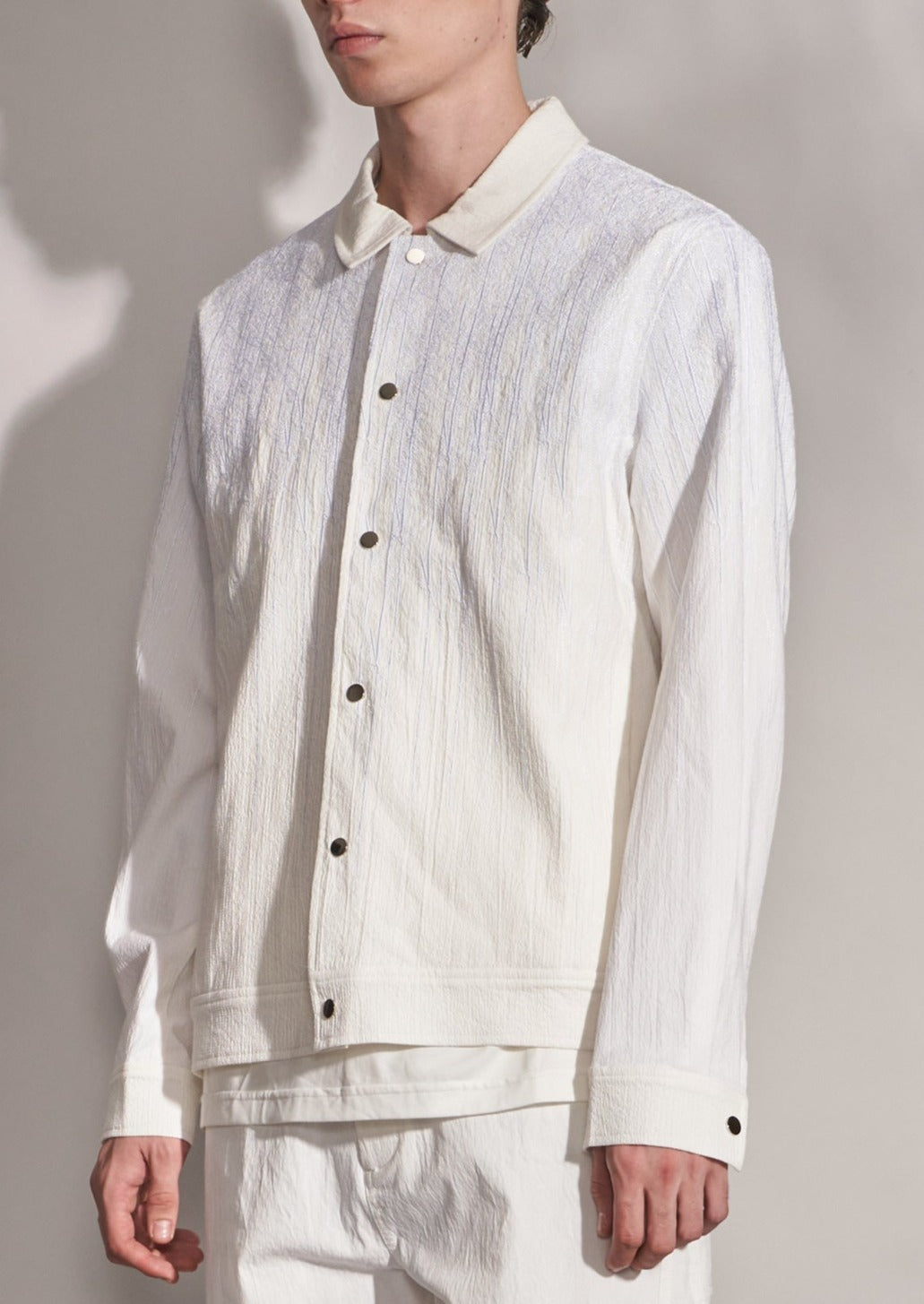 Jacket With Forest Silhouette Embroidery Harrison Wong