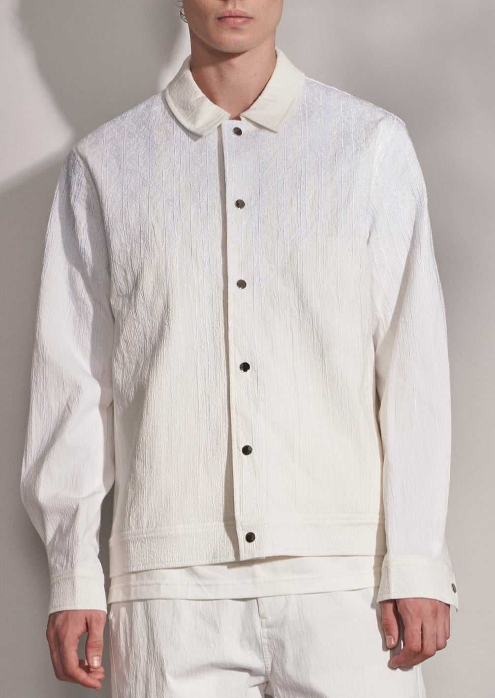 Jacket With Forest Silhouette Embroidery Harrison Wong