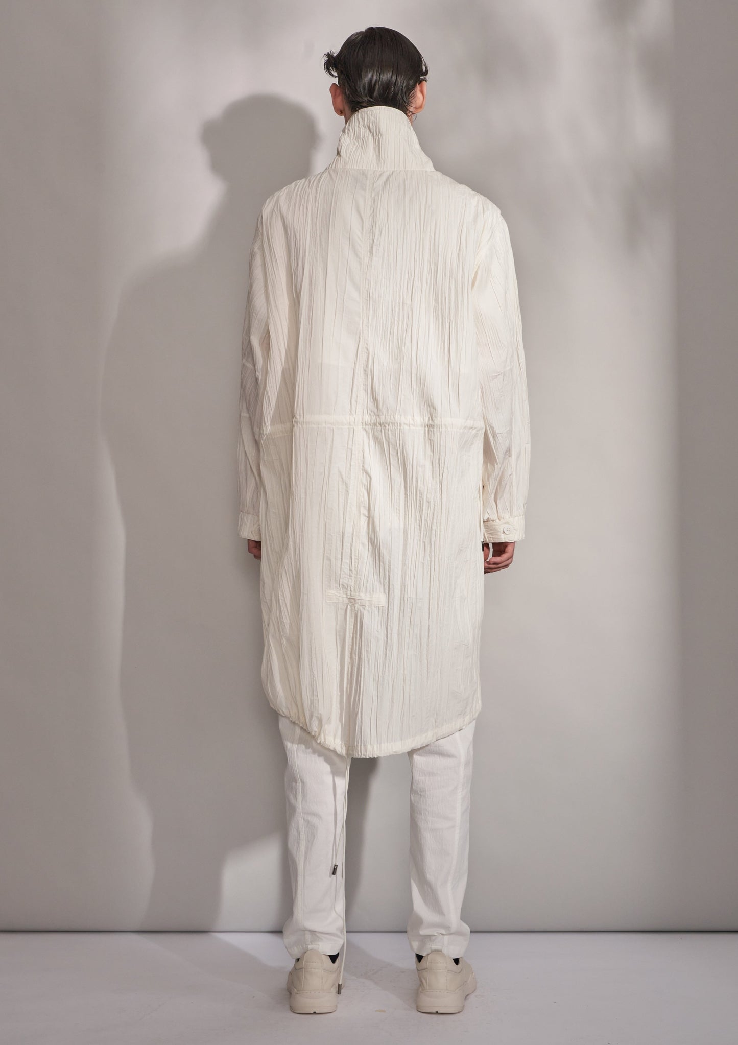 Pleated Oversized Coat