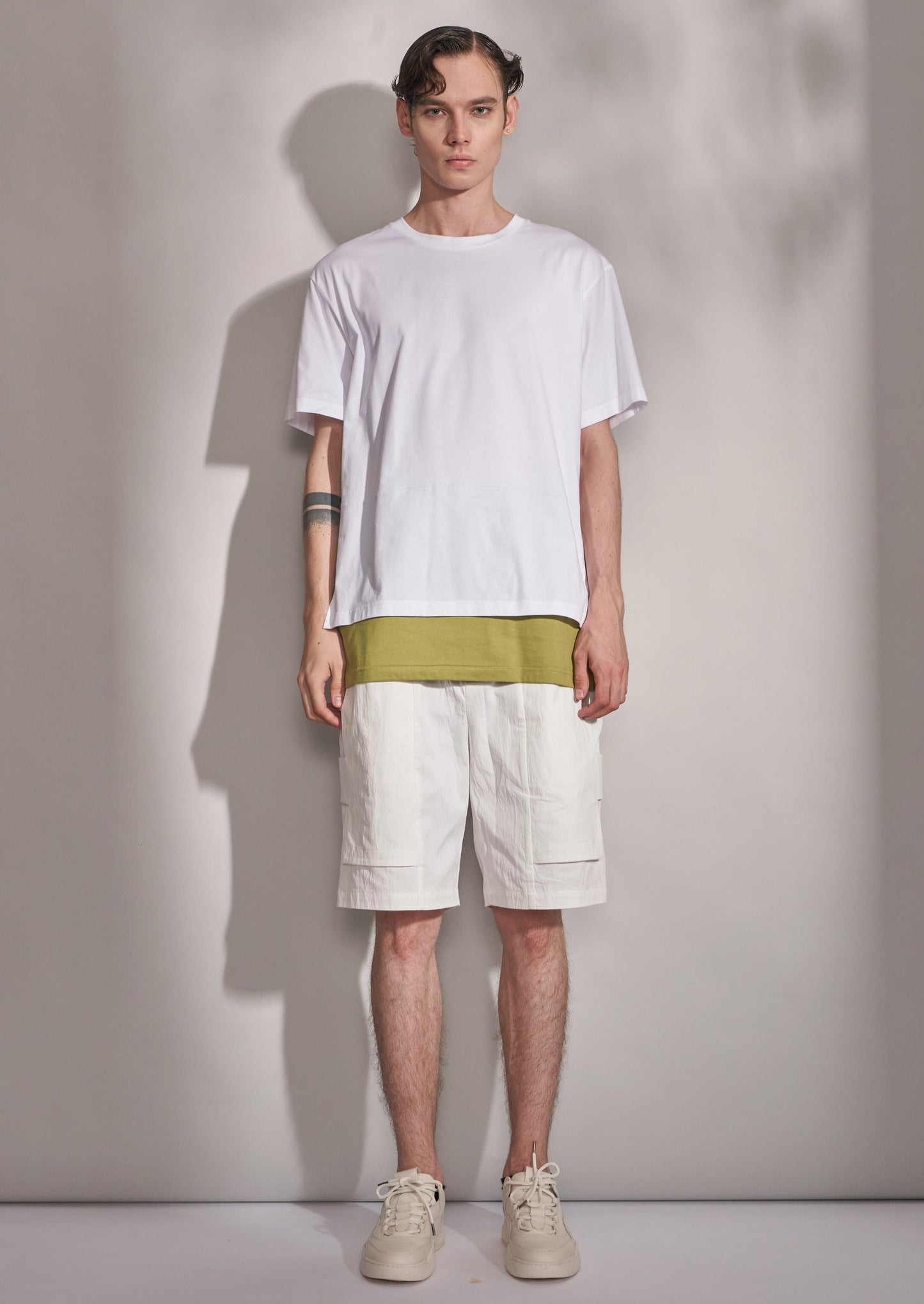 Fake Layer Tee With Color Contrast Harrison Wong