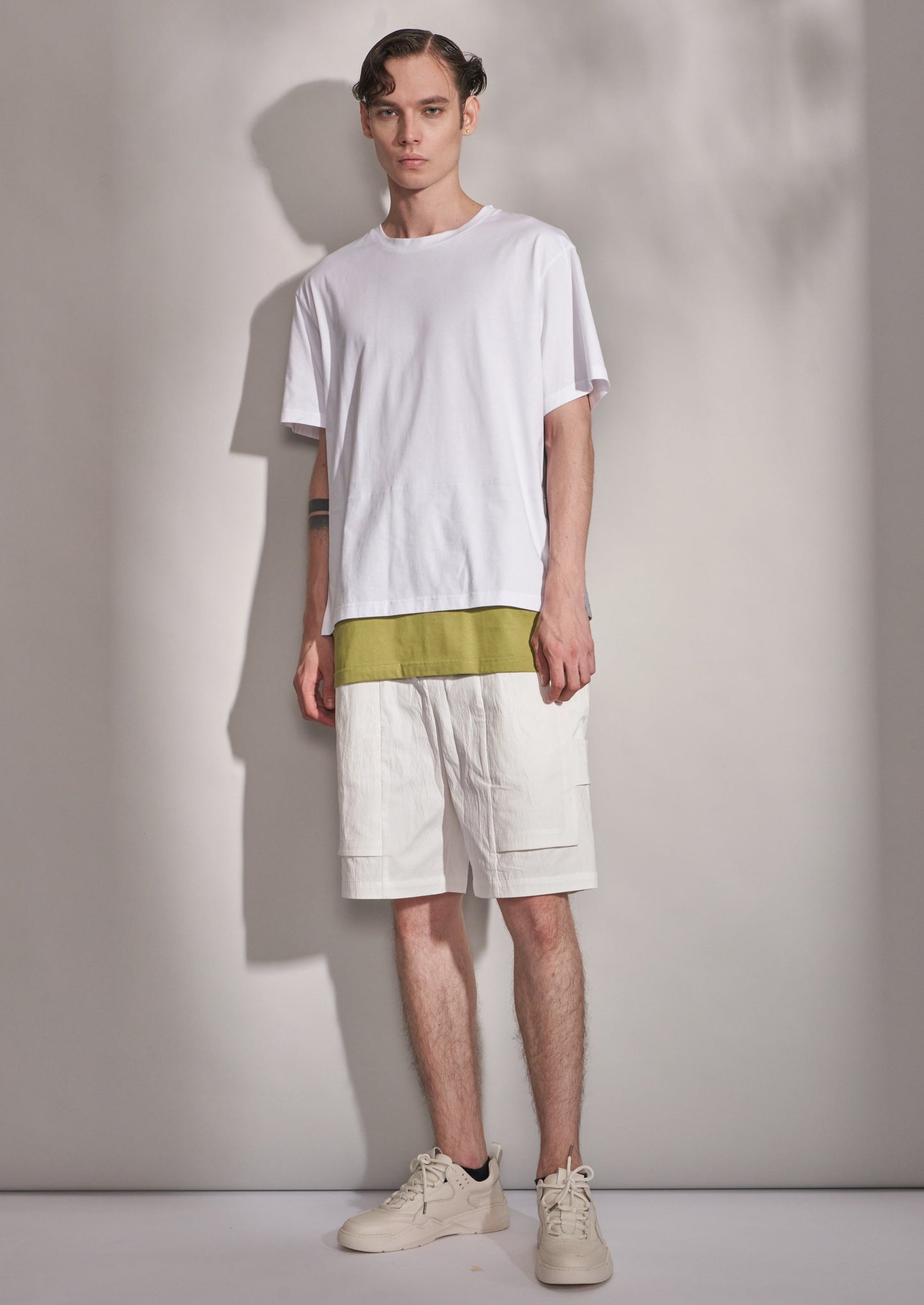 Fake Layer Tee With Color Contrast Harrison Wong