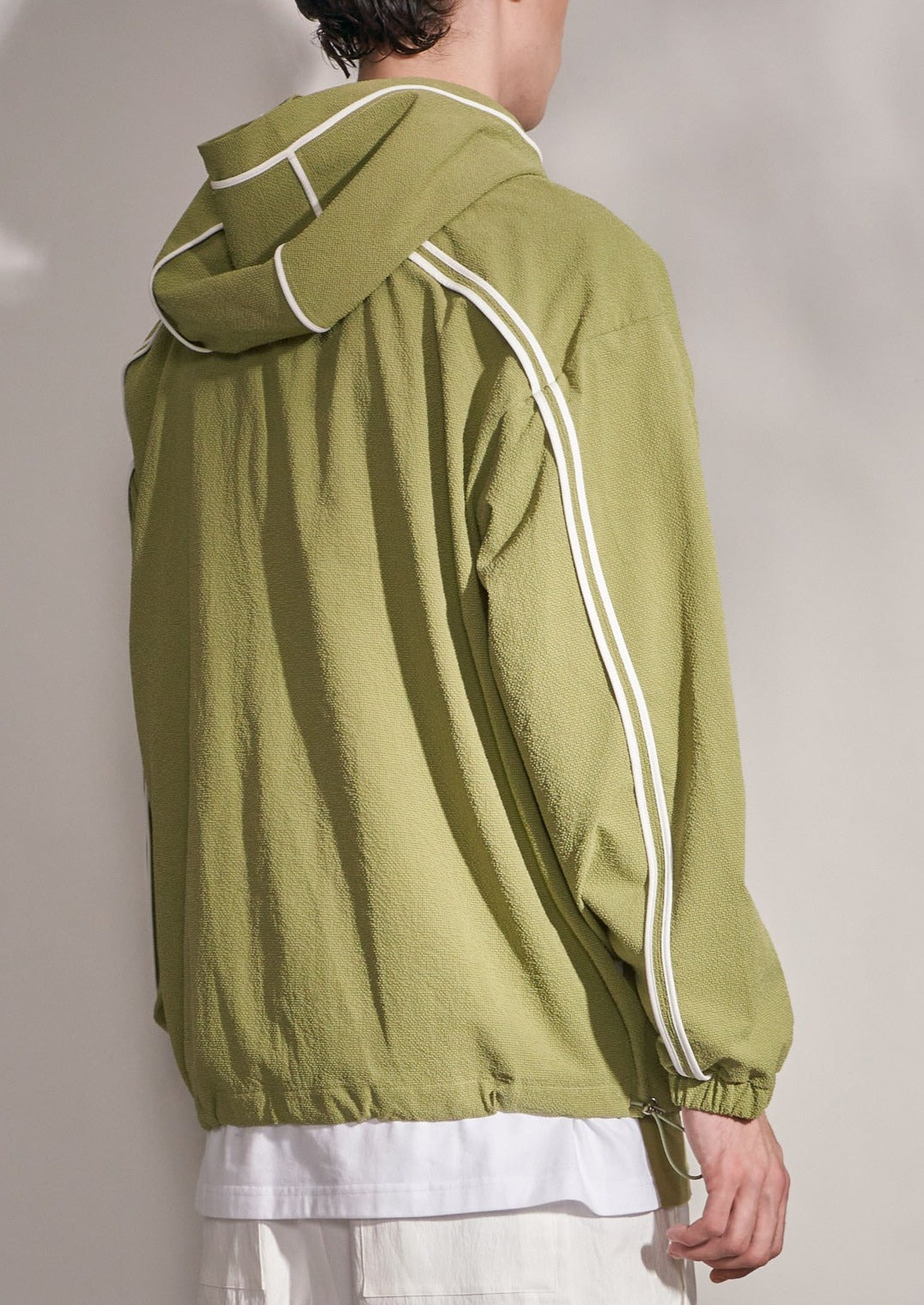 3 Zippers Jacket With Hood - Harrison Wong