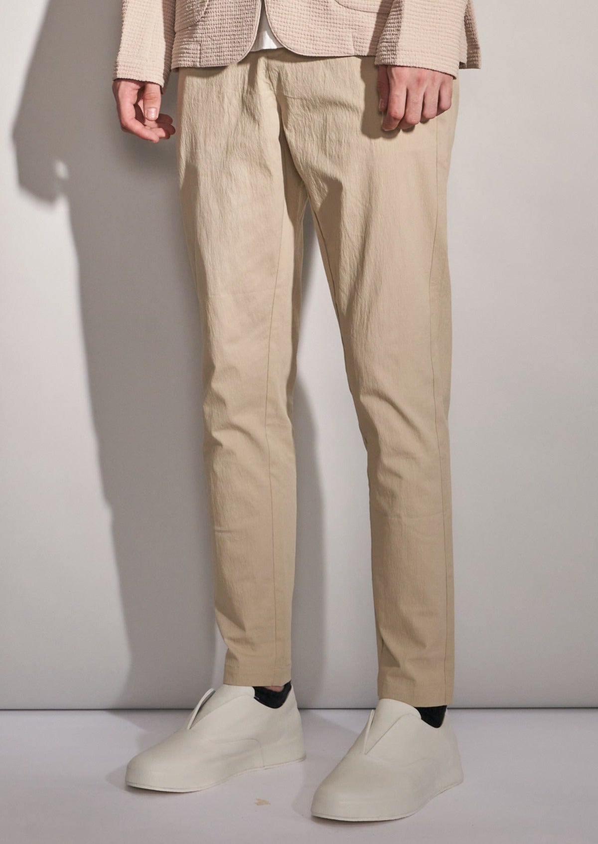 Fitted Cotton Pants Harrison Wong