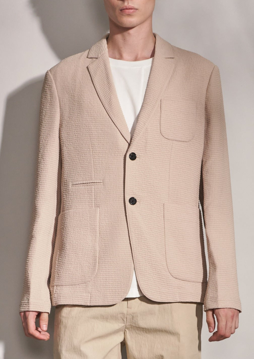 Seersucker Blazer Harrison Wong