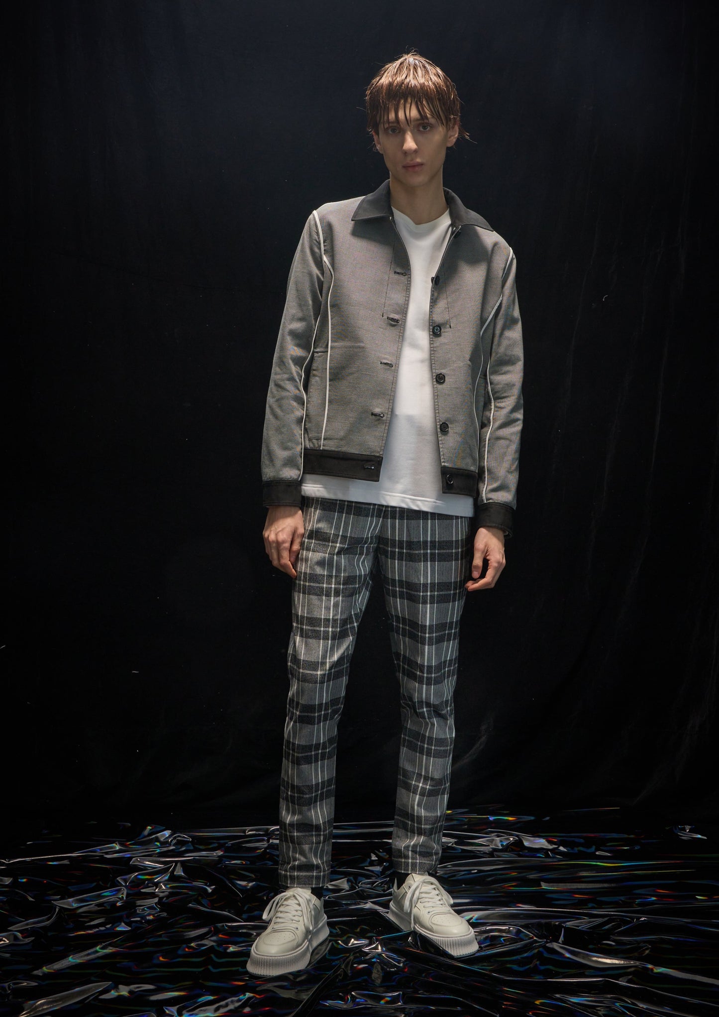 Harrison Wong Reversible Checked Jacket