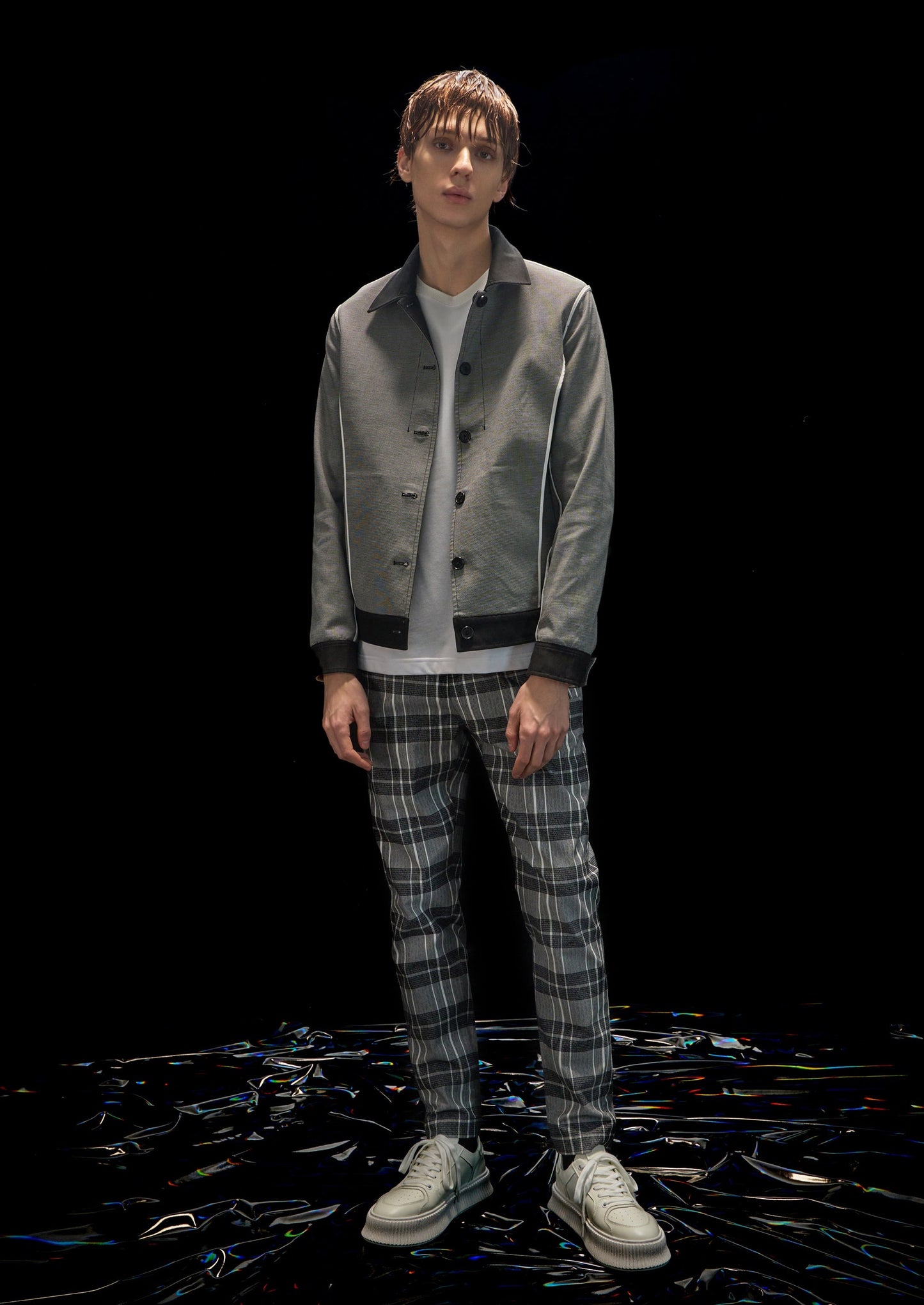 Harrison Wong Reversible Checked Jacket
