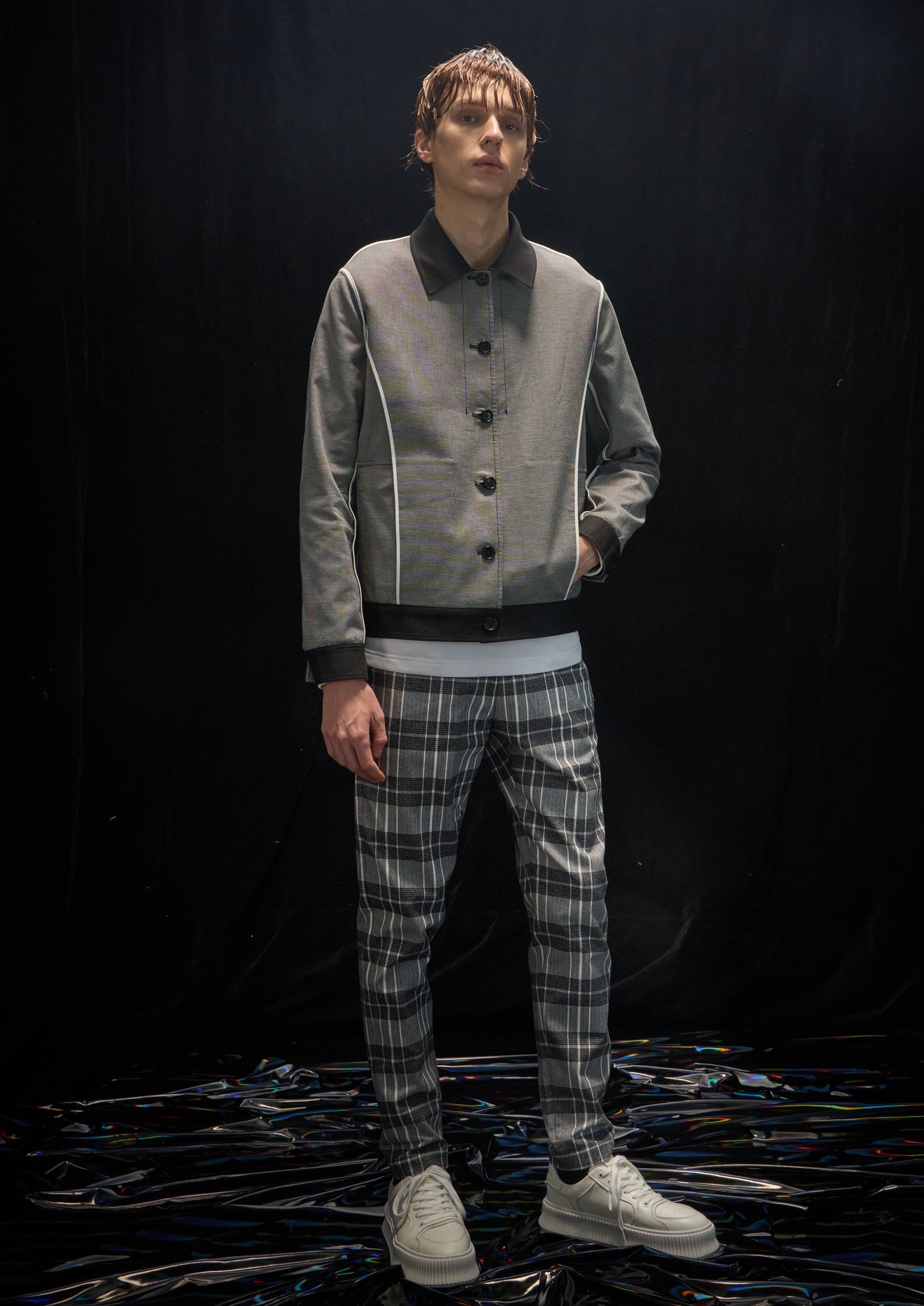 Harrison Wong Reversible Checked Jacket