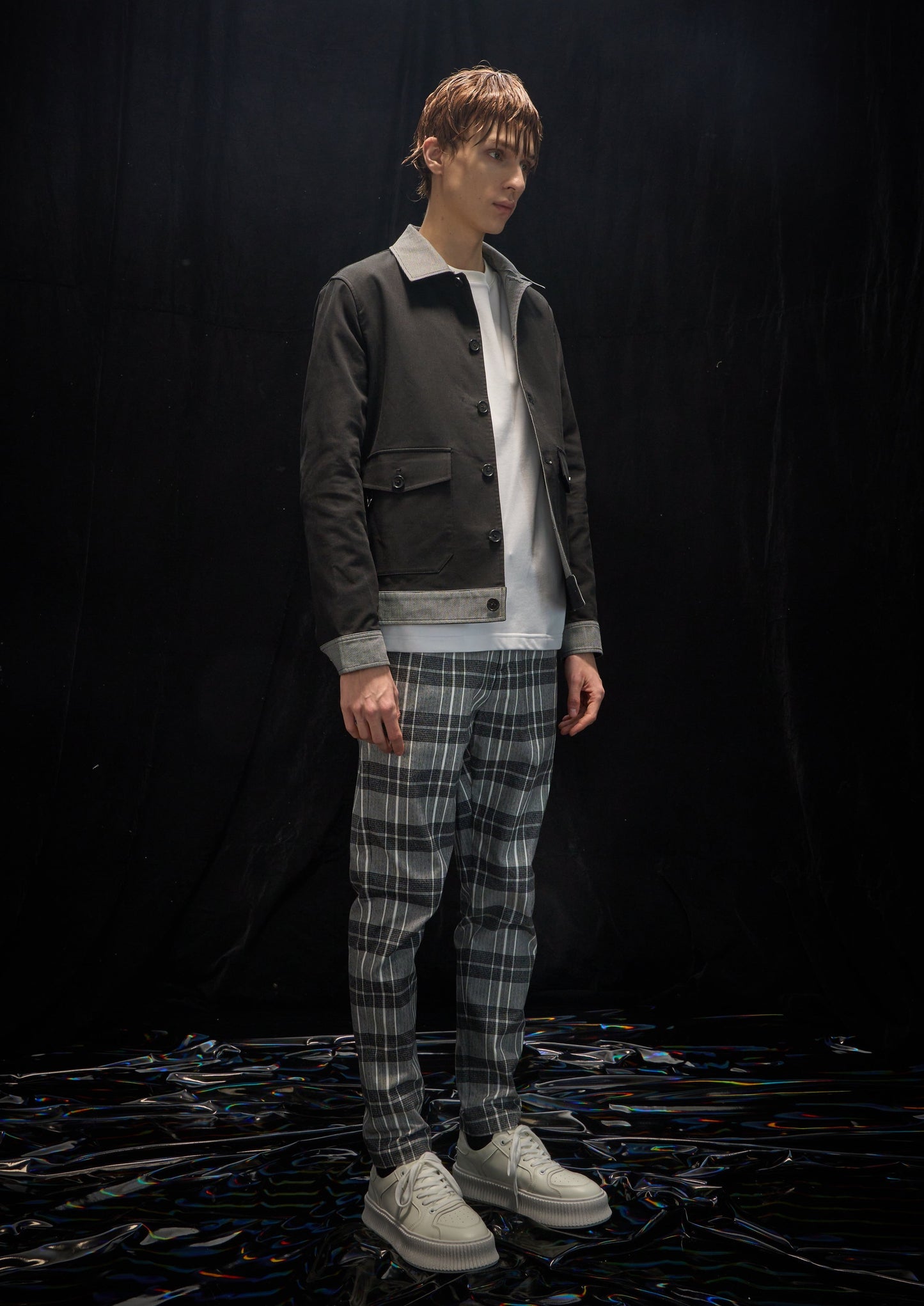 Harrison Wong Reversible Checked Jacket