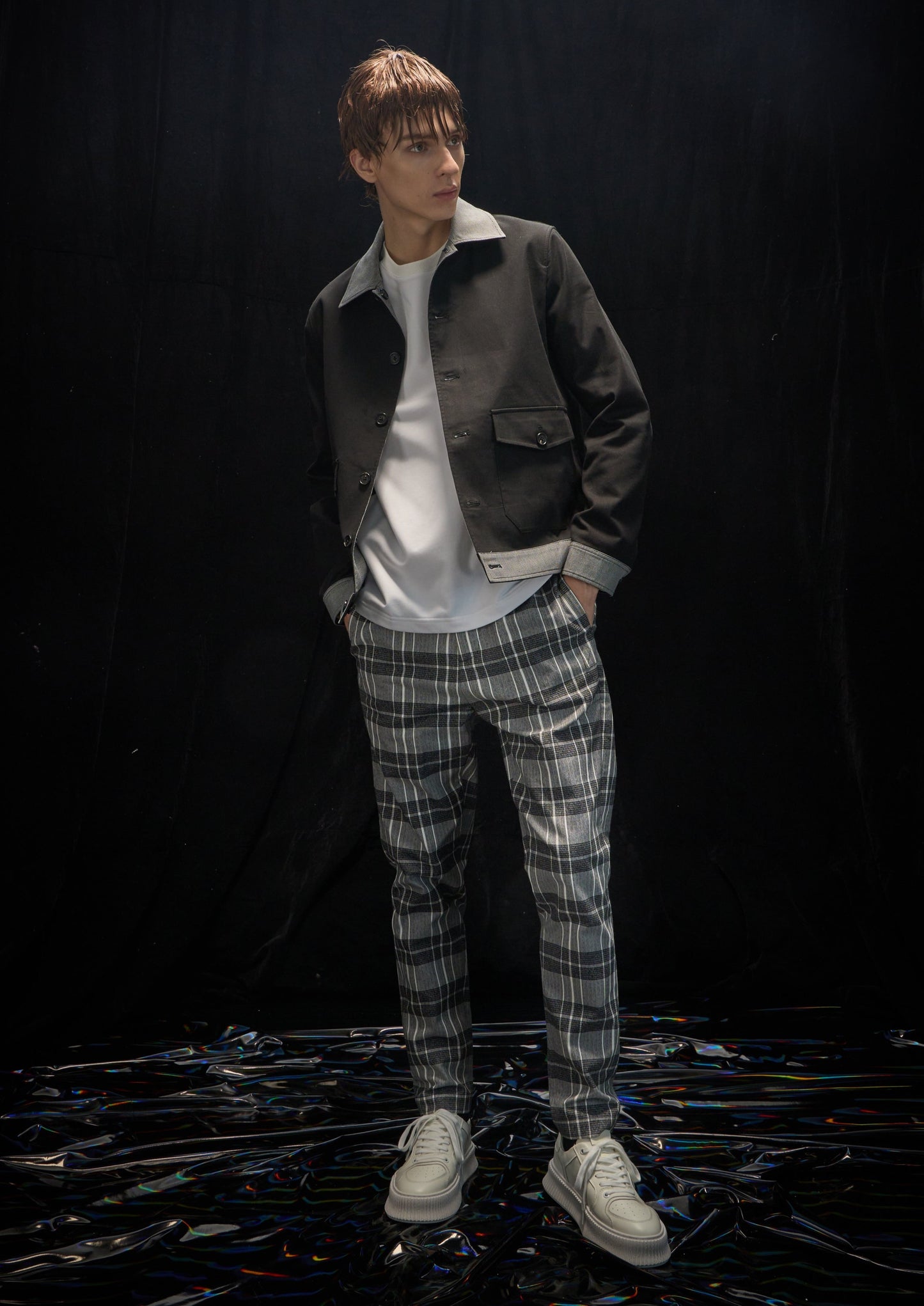 Harrison Wong Reversible Checked Jacket