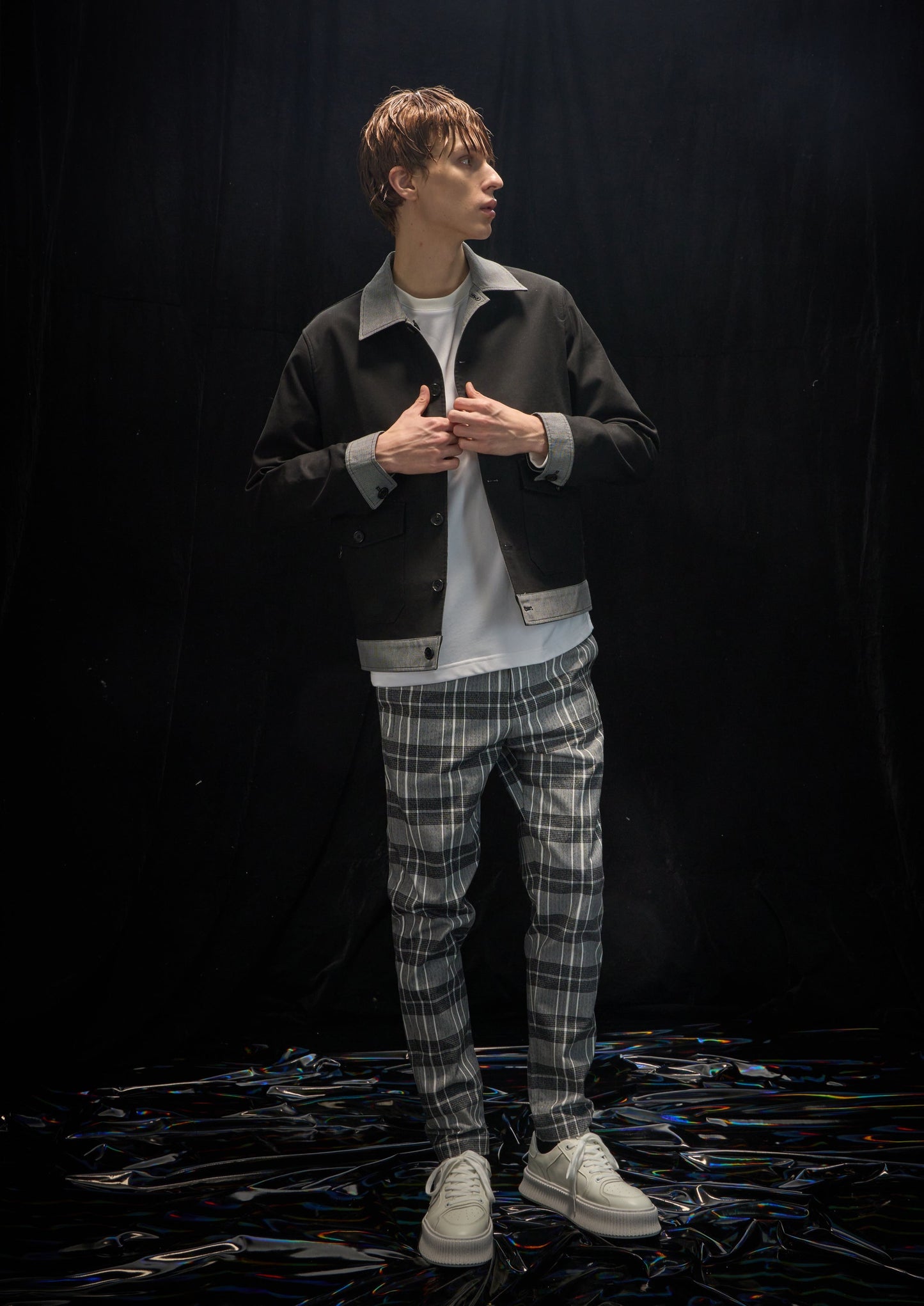 Harrison Wong Reversible Checked Jacket