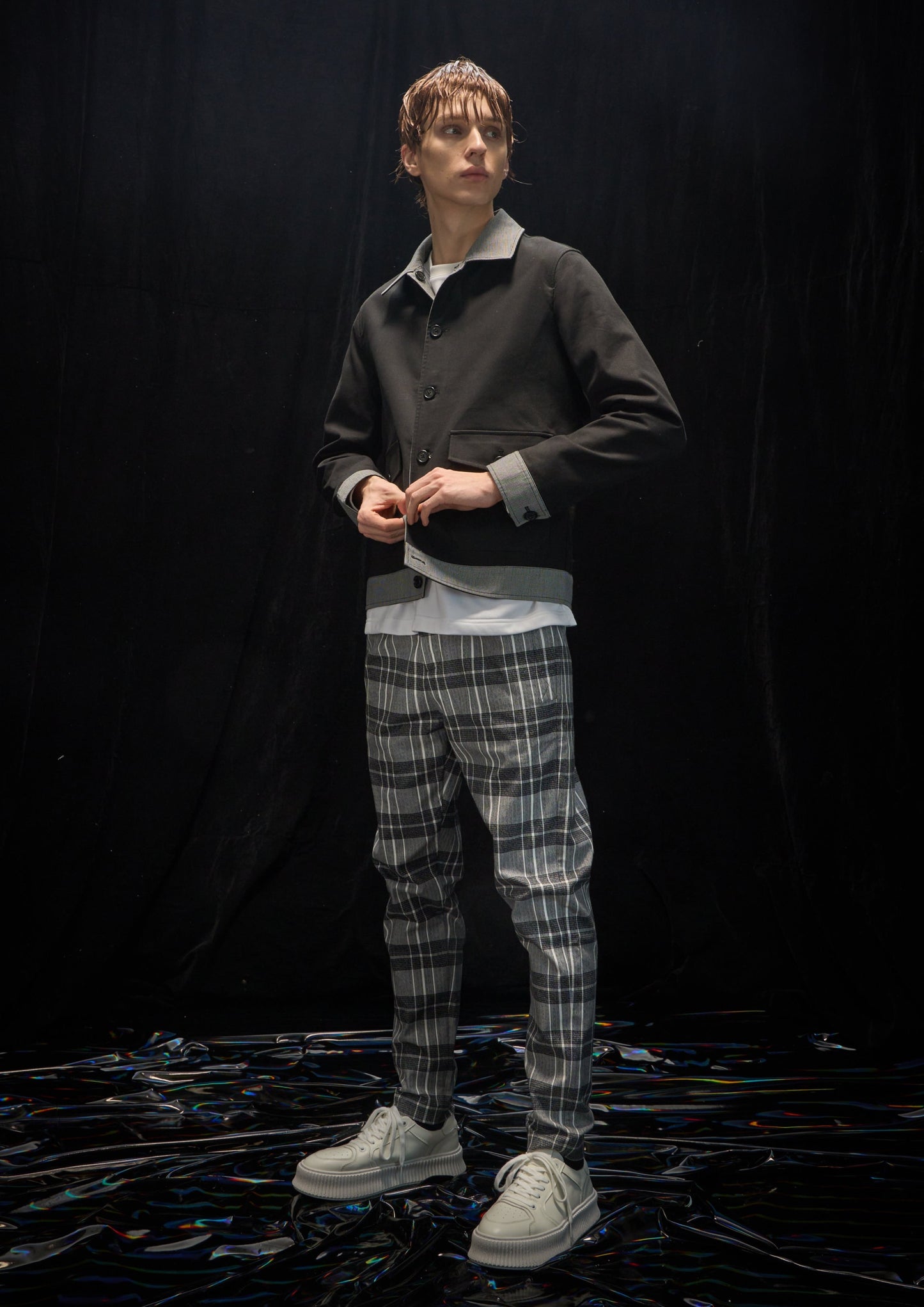 Harrison Wong Reversible Checked Jacket