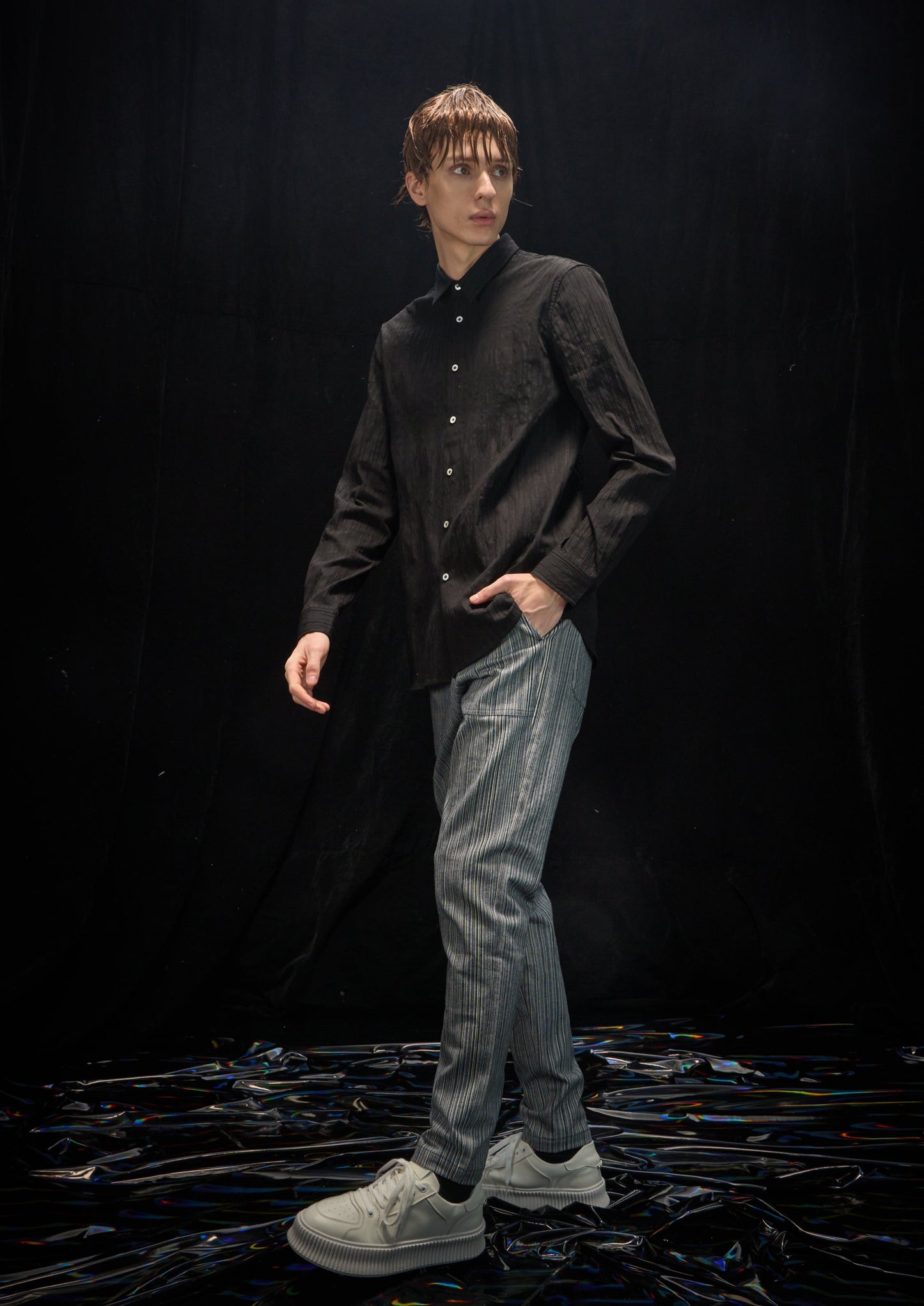 Harrison Wong Rain Texture Shirt