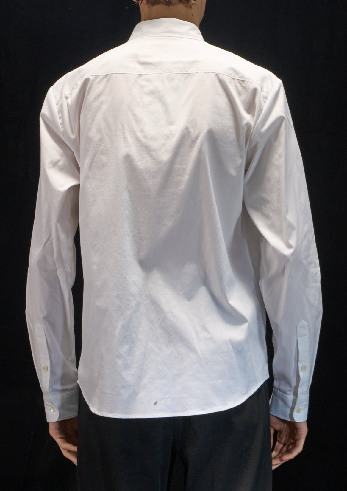 Harrison Wong Shirt With Stripe Contrast