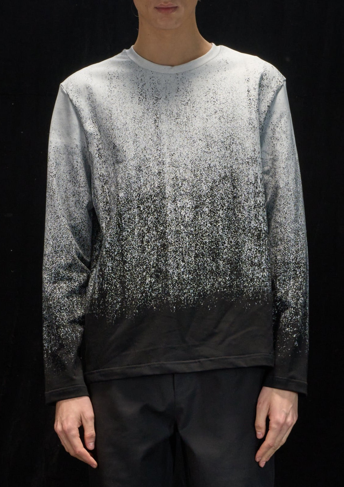 Harrison Wong Rain Print Long Sleeve Tee