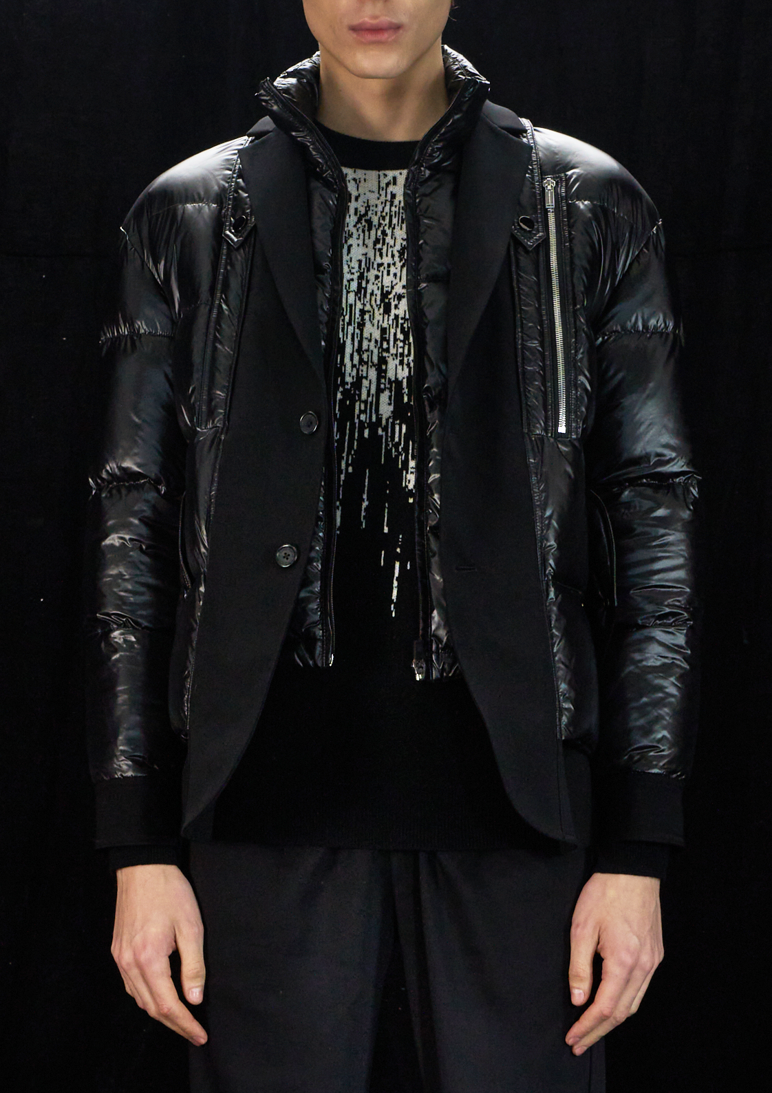 Harrison Wong Blazer Collar Down Jacket