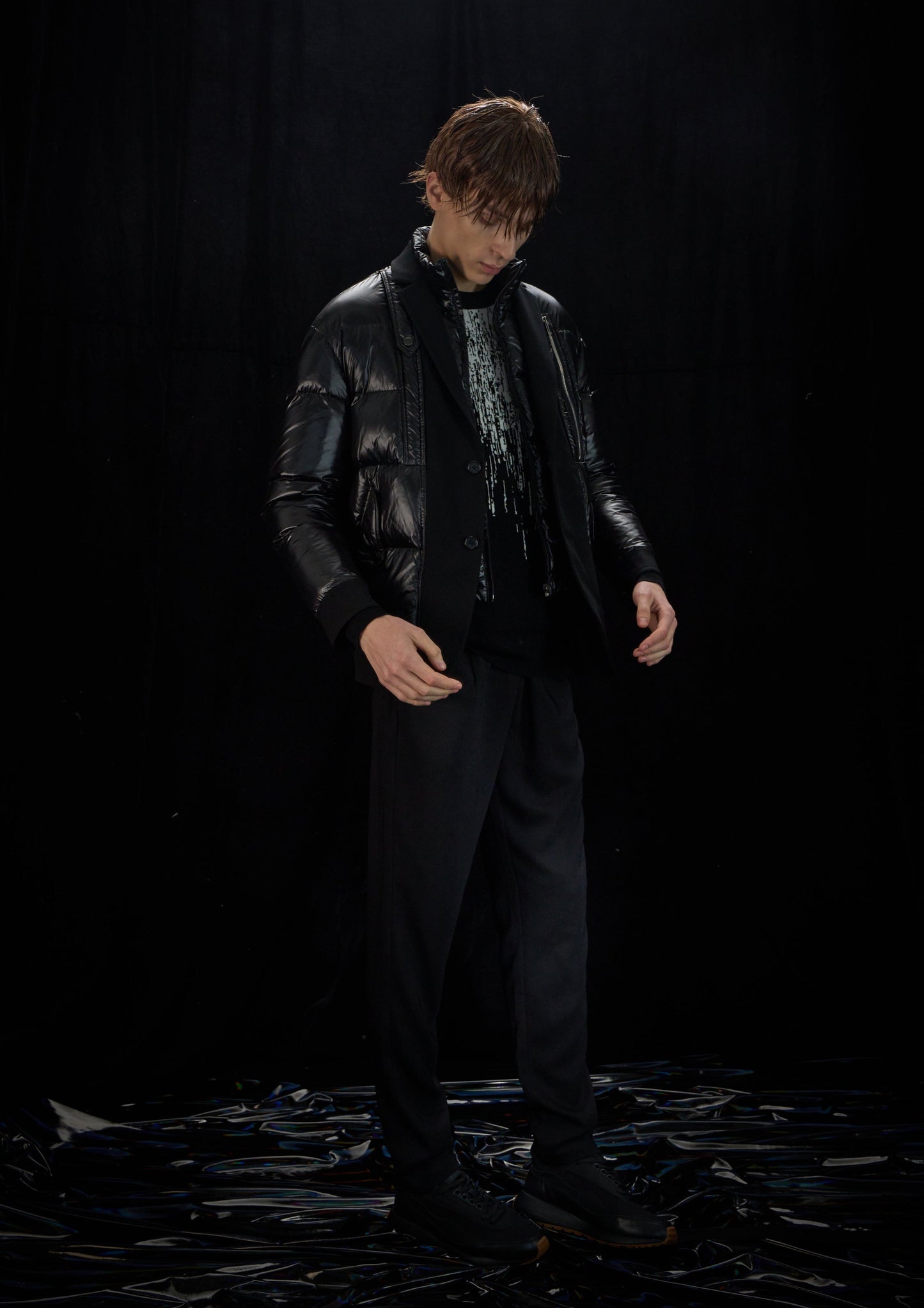 Harrison Wong Blazer Collar Down Jacket