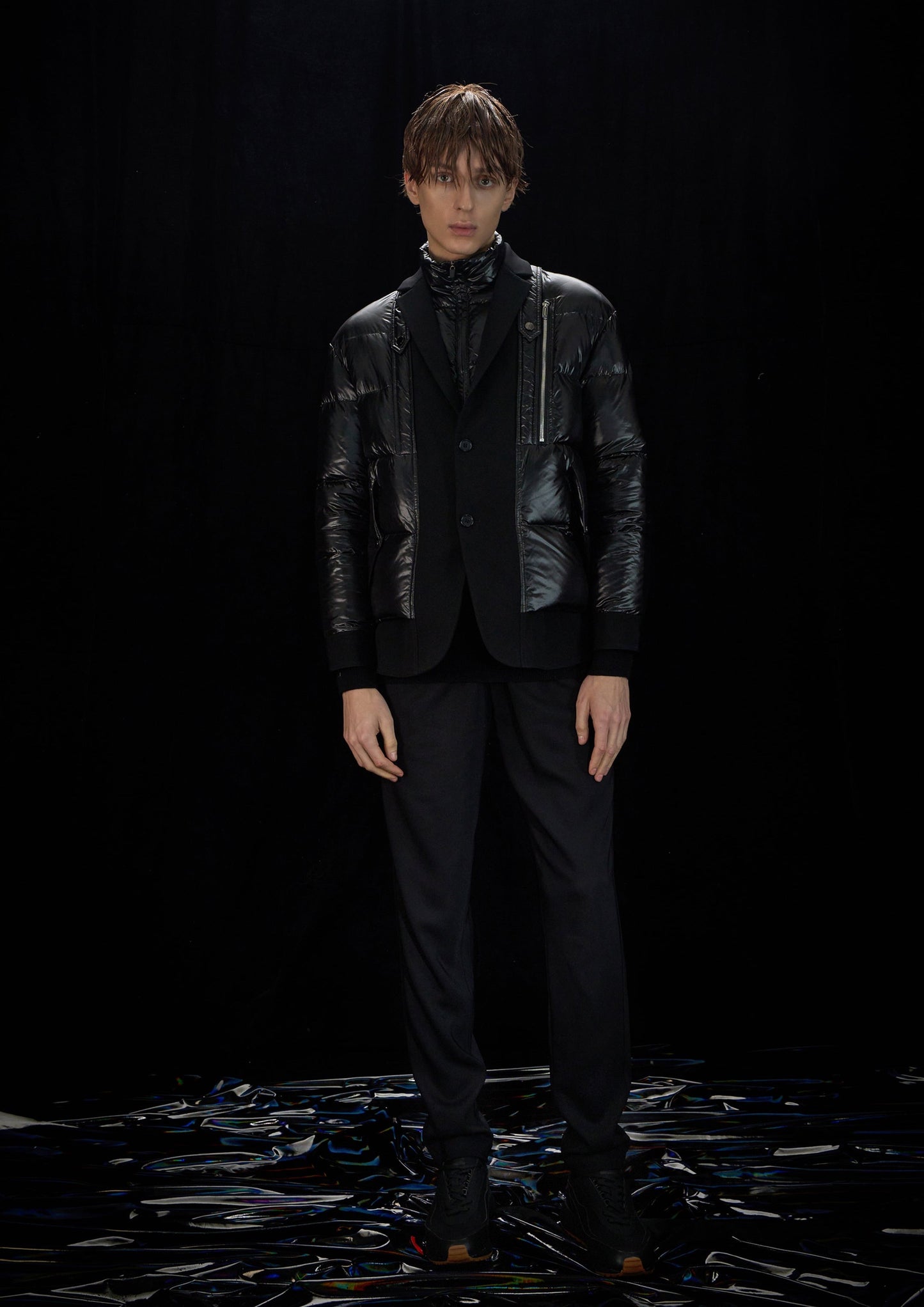 Harrison Wong Blazer Collar Down Jacket