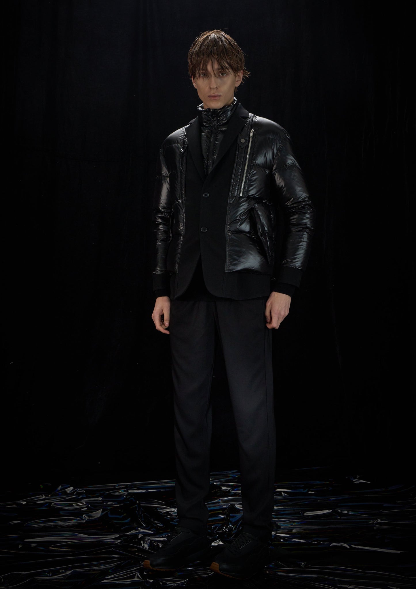 Harrison Wong Blazer Collar Down Jacket