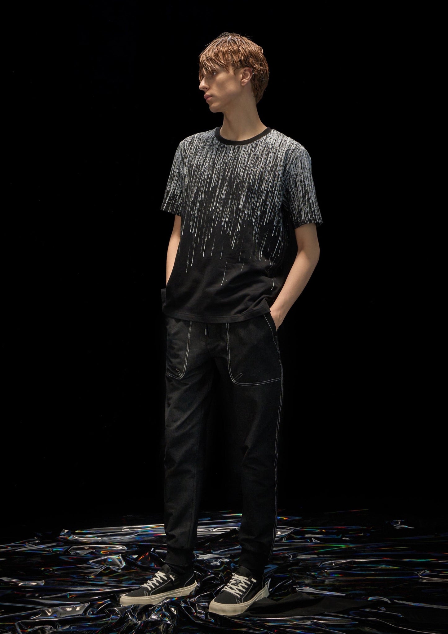 Harrison Wong Rain Print Tee