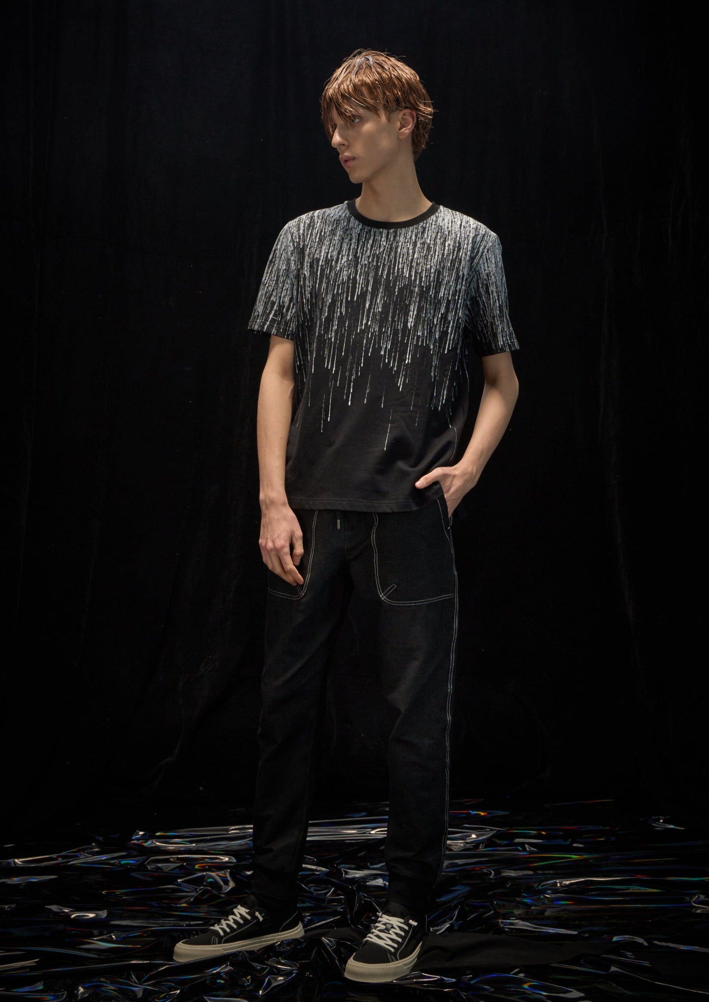 Harrison Wong Cotton Knit Jogging Pants