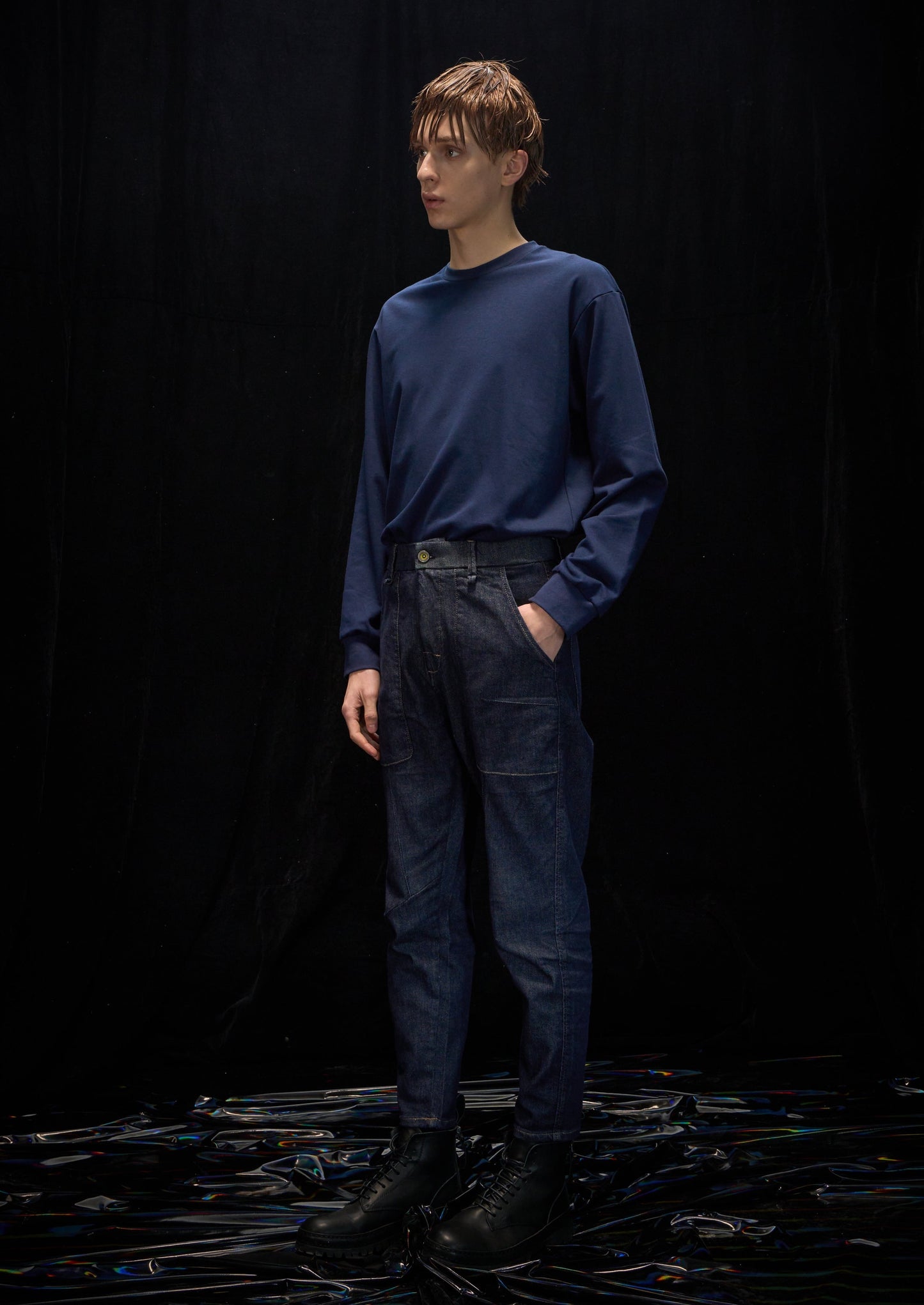 Harrison Wong Yarn Dye Denim Pants