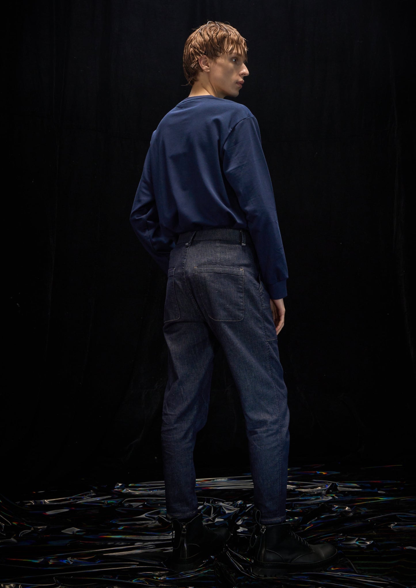 Harrison Wong Yarn Dye Denim Pants