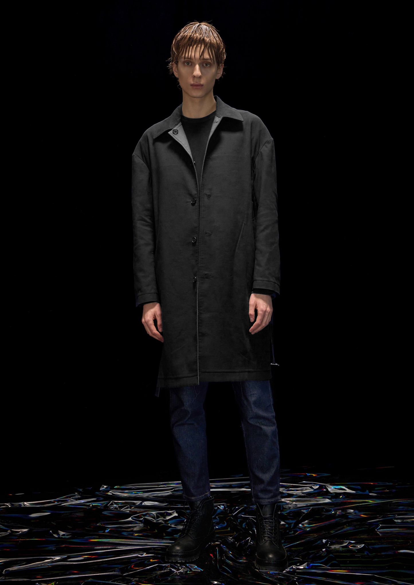 Harrison Wong Reversible Checked Trench Coat