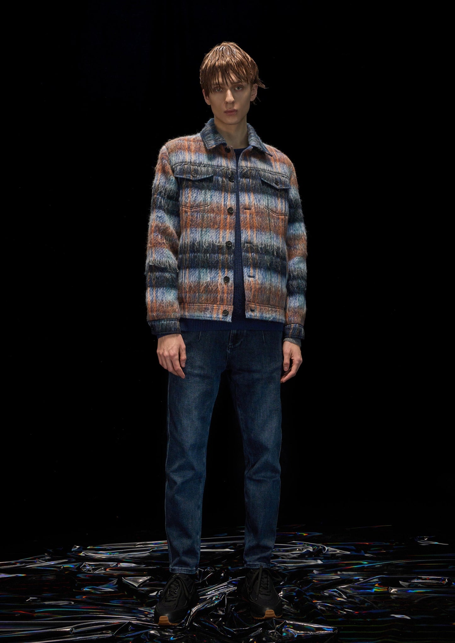Harrison Wong Mohair Checked Jacket