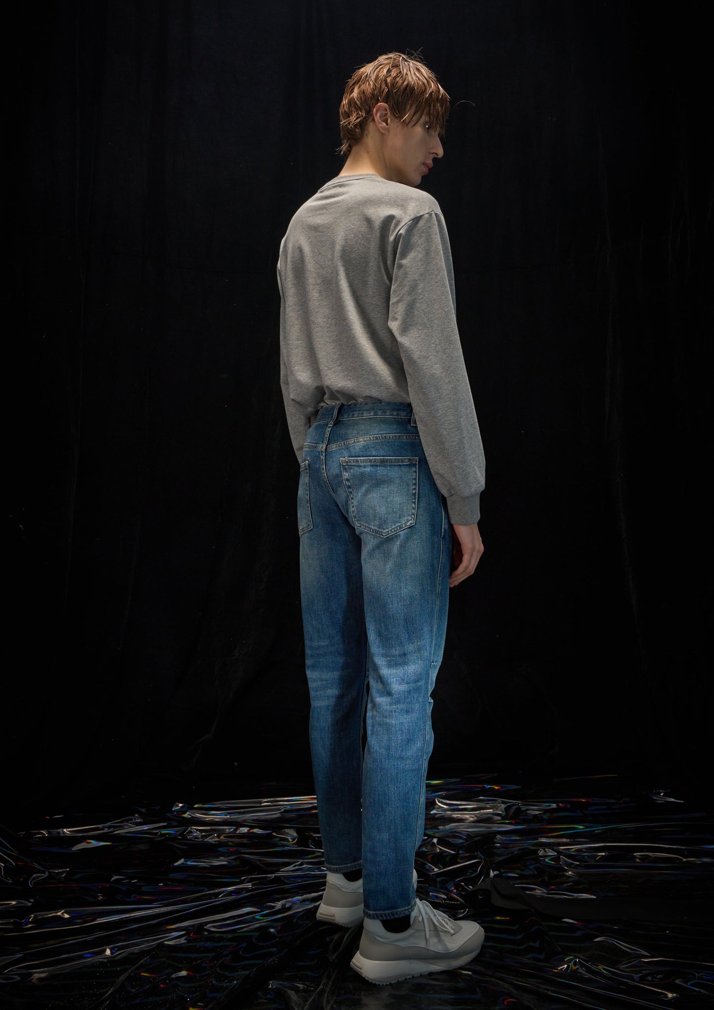 Harrison Wong Washed Jeans With Darks