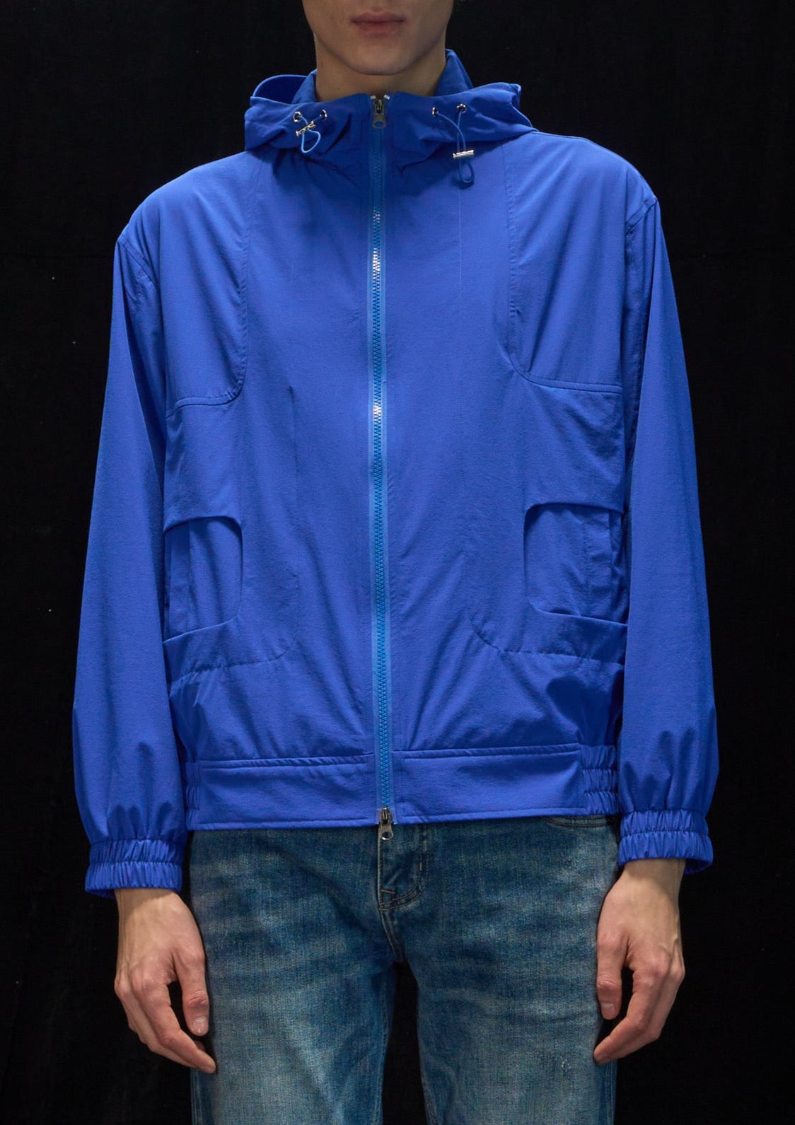 Harrison Wong Cut Out Pocket Jacket With Hood