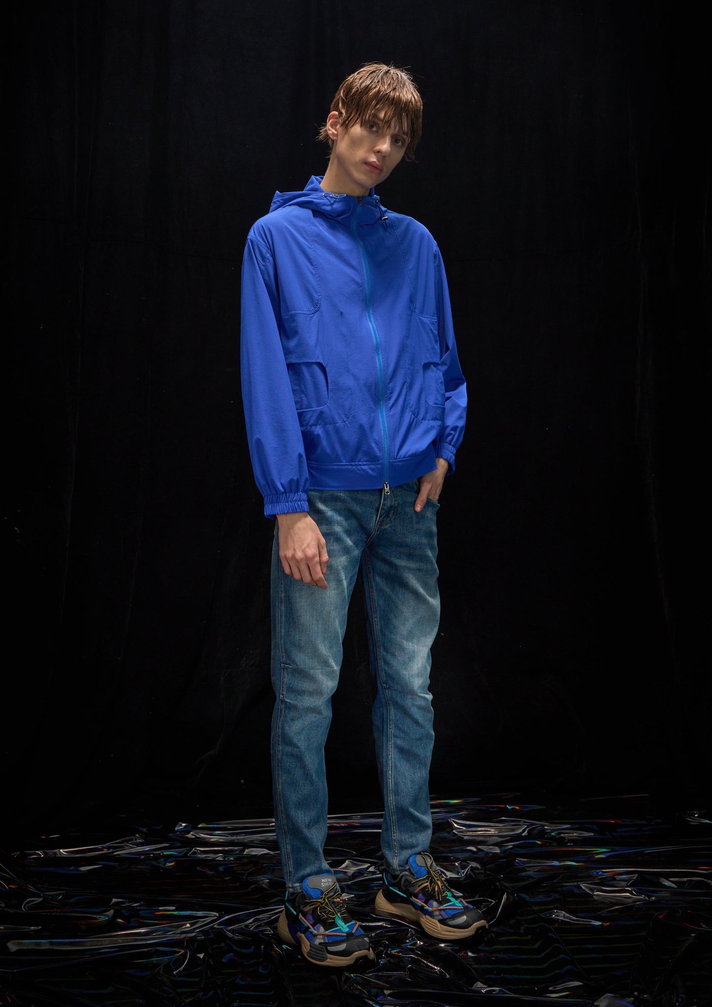Harrison Wong Cut Out Pocket Jacket With Hood