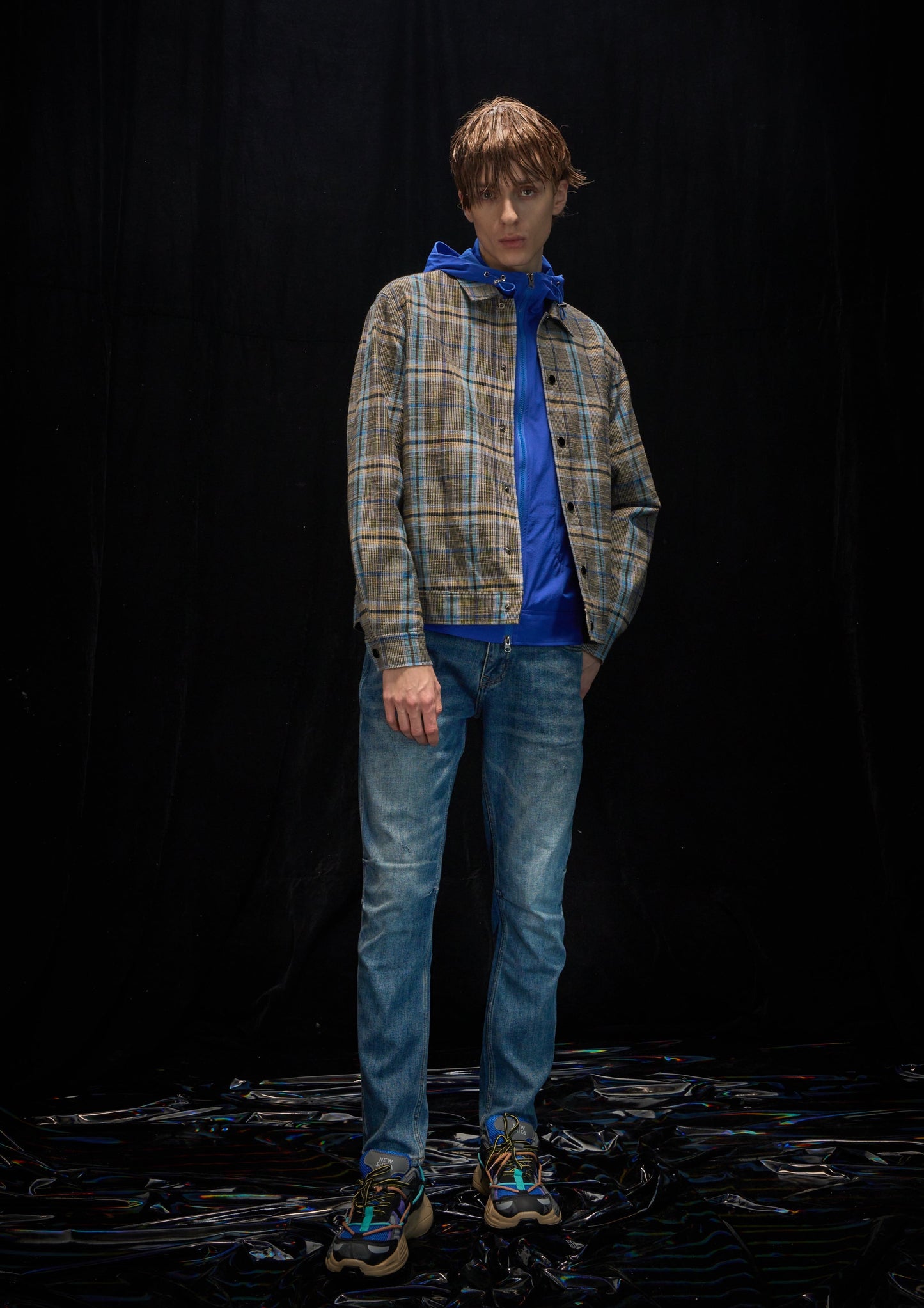 Harrison Wong Cut Out Pocket Jacket With Hood