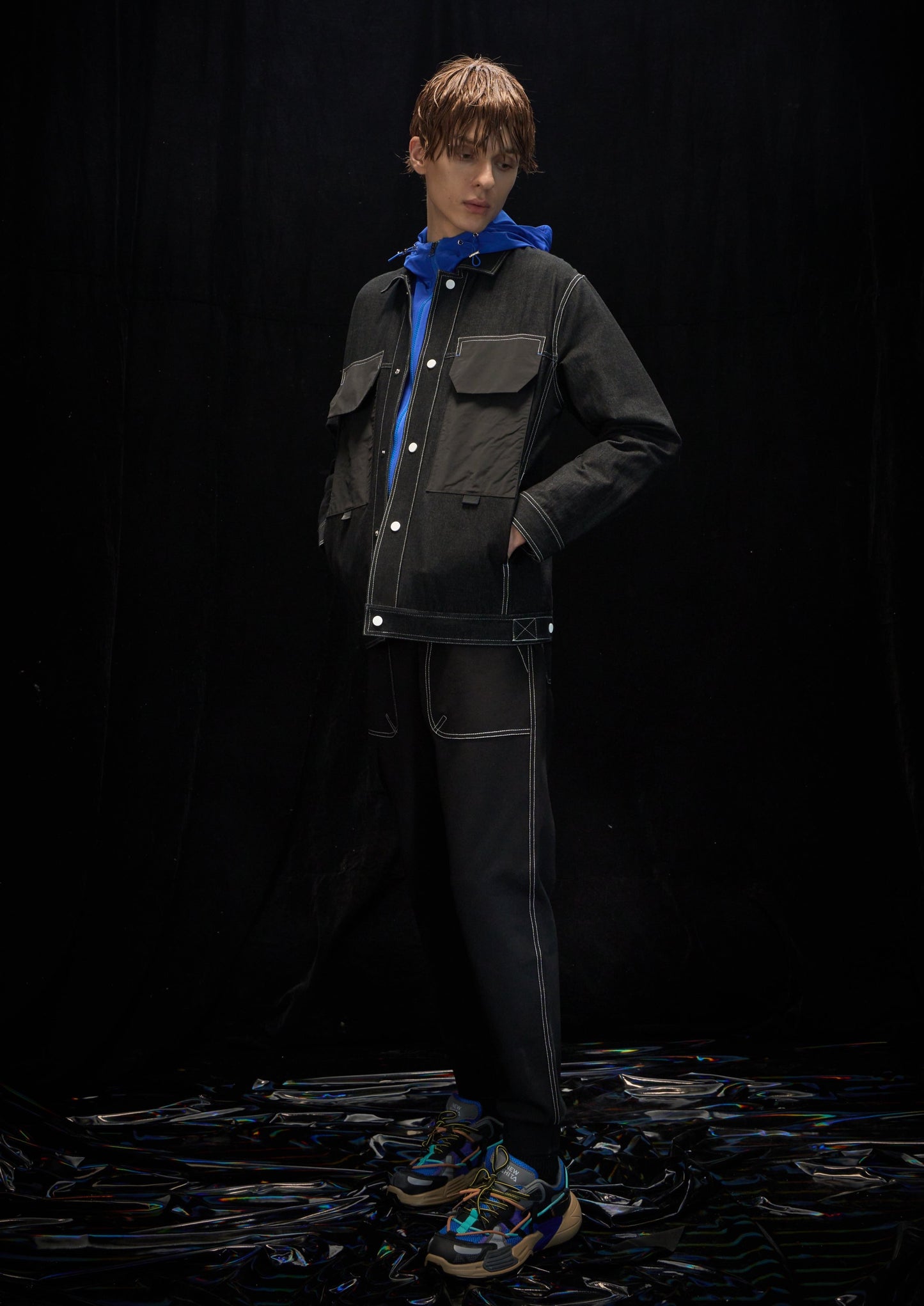 Harrison Wong 2 Pockets Cotton Rayon Jacket