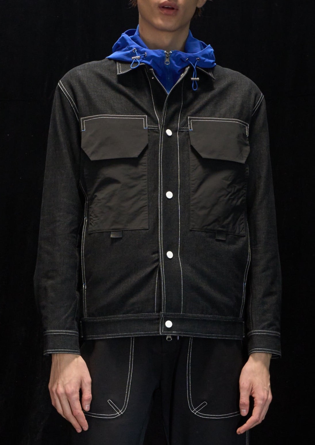 Harrison Wong 2 Pockets Cotton Rayon Jacket