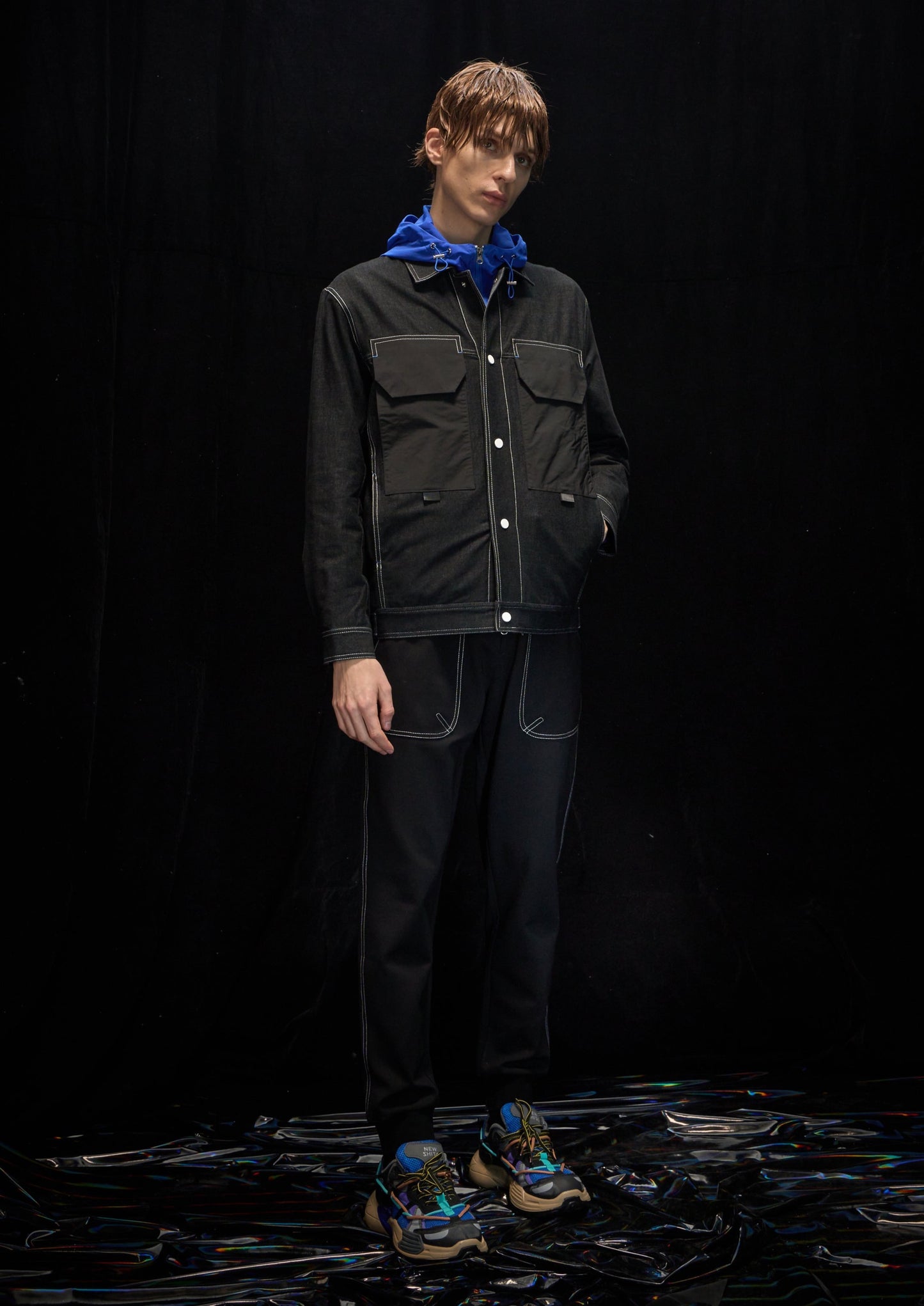 Harrison Wong 2 Pockets Cotton Rayon Jacket