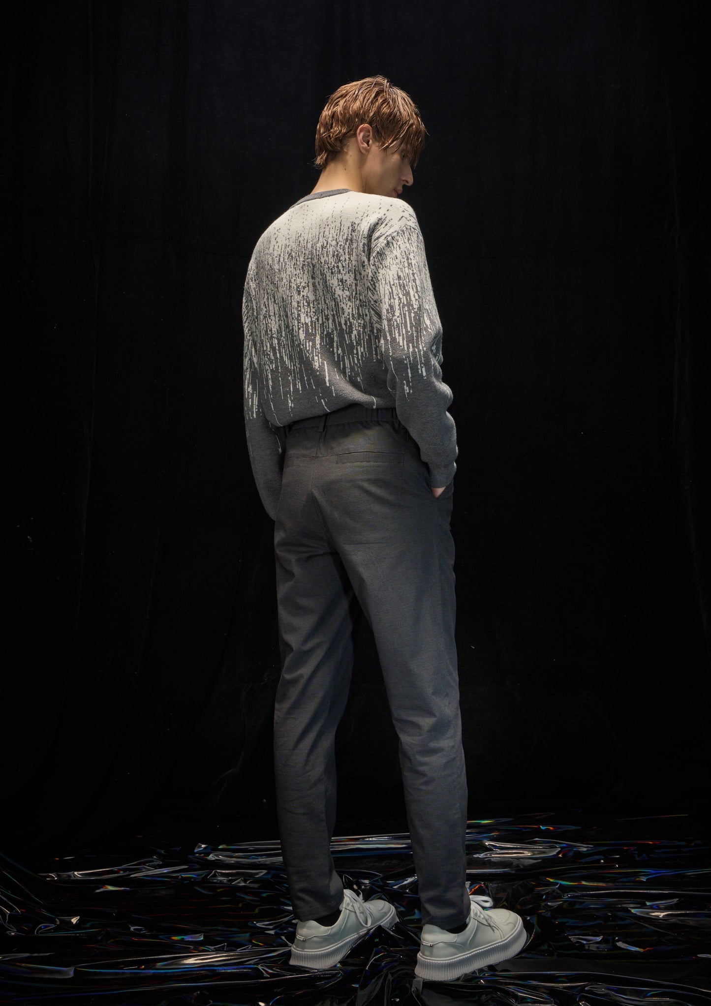 Harrison Wong Checked Slim Fit Pants