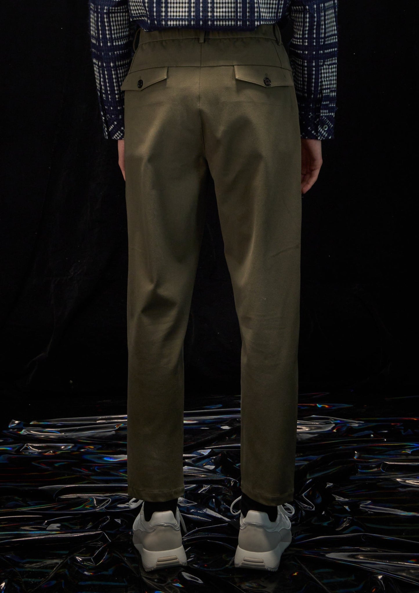 Harrison Wong Regular Fit Cotton Rayon Pants