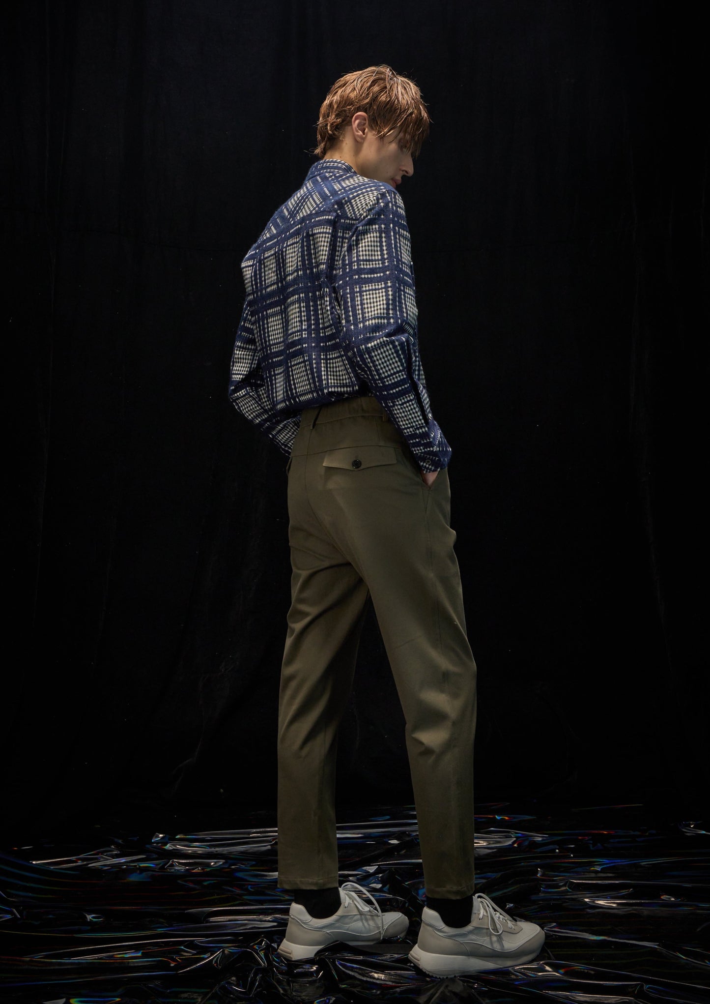 Harrison Wong Regular Fit Cotton Rayon Pants