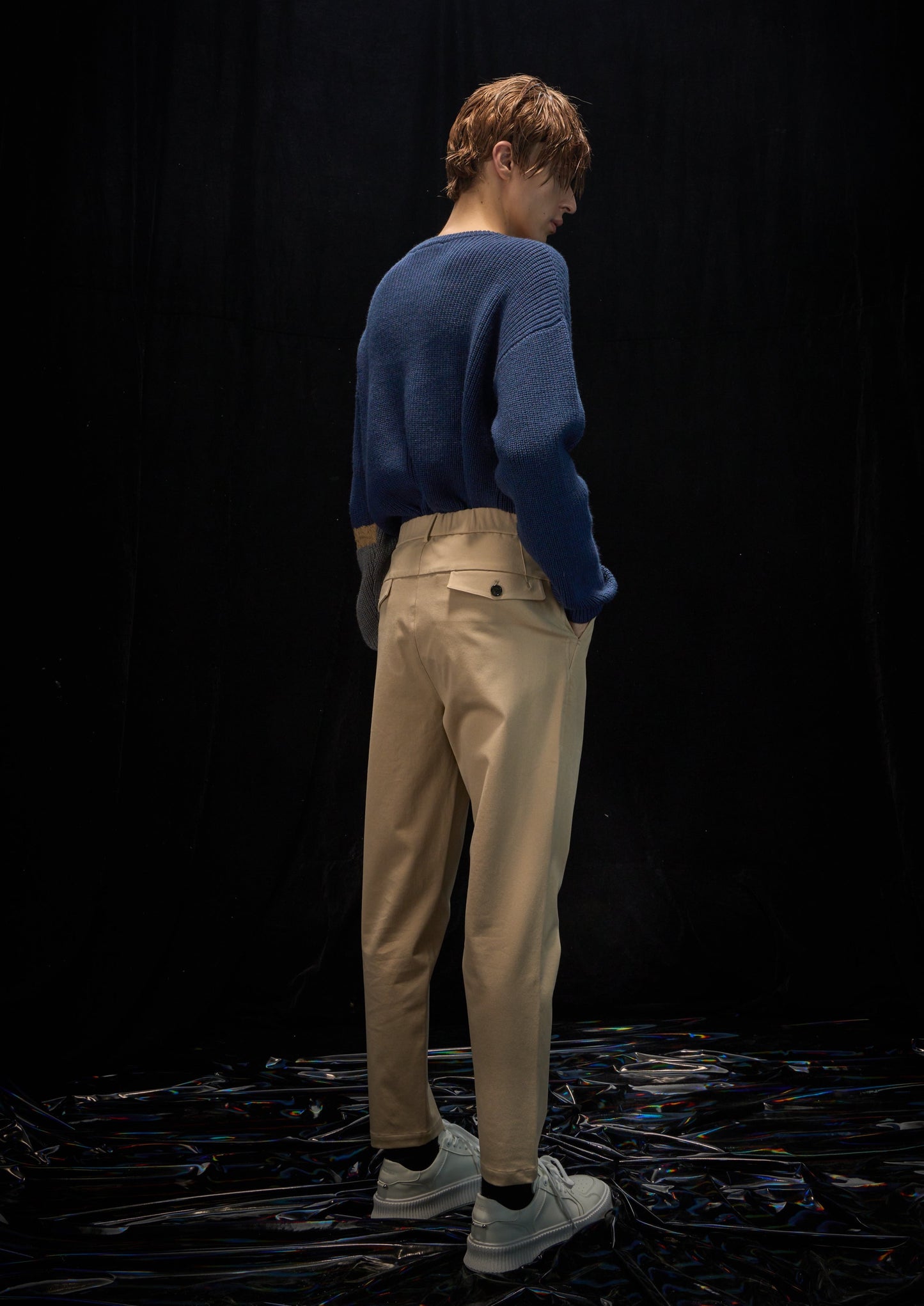 Harrison Wong Regular Fit Cotton Rayon Pants