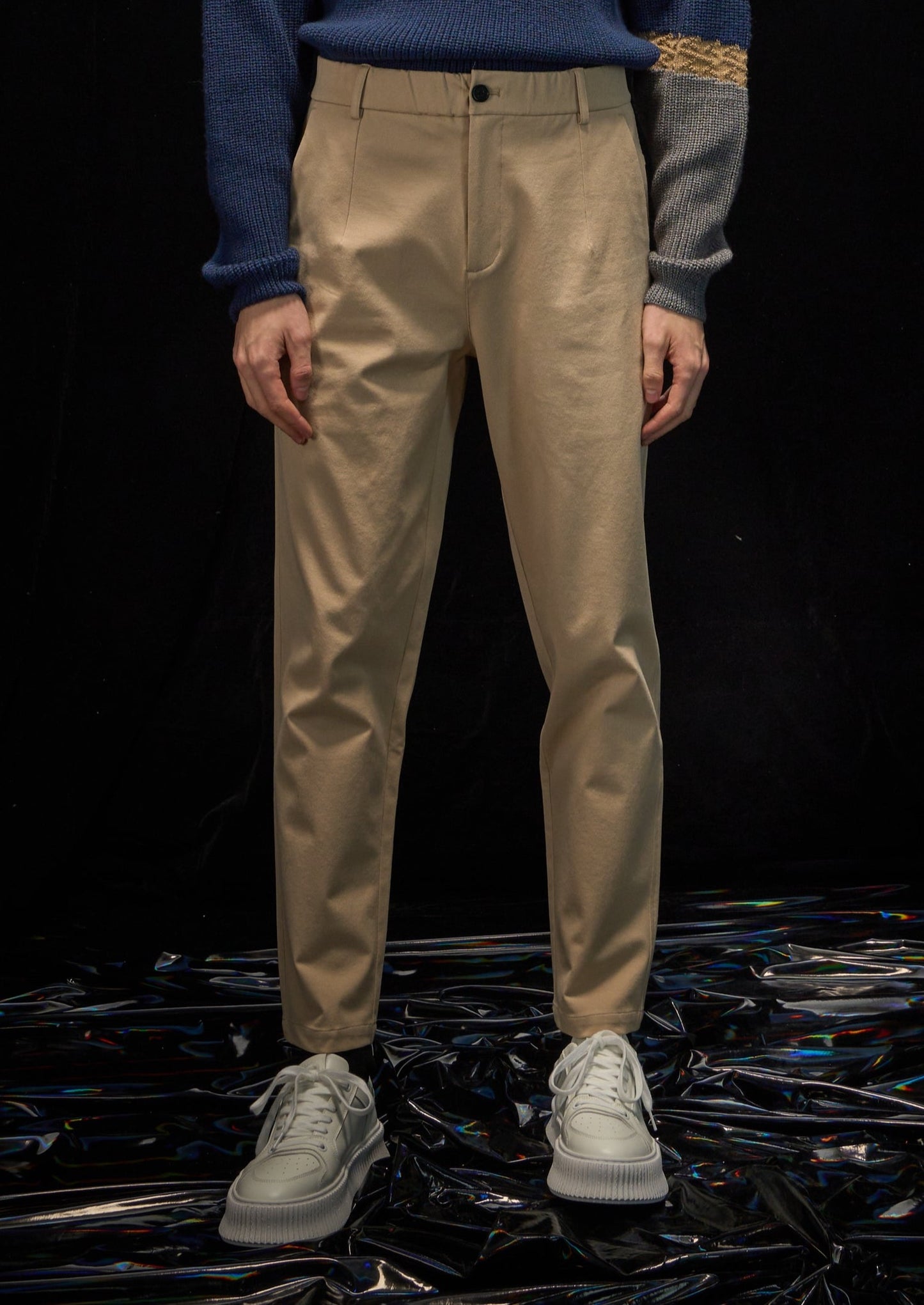 Harrison Wong Regular Fit Cotton Rayon Pants