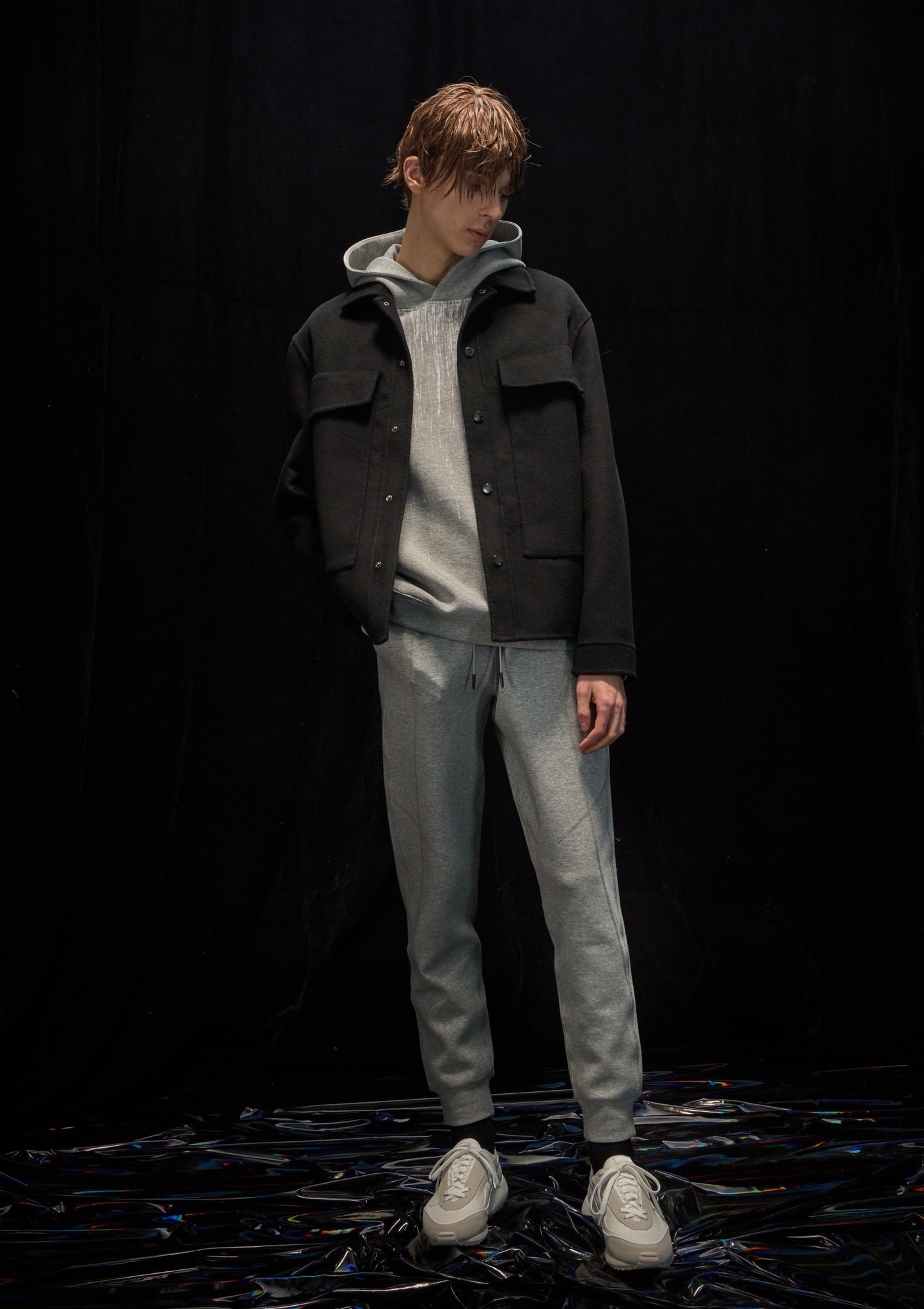 Harrison Wong Double Face Wool Shirt Coat