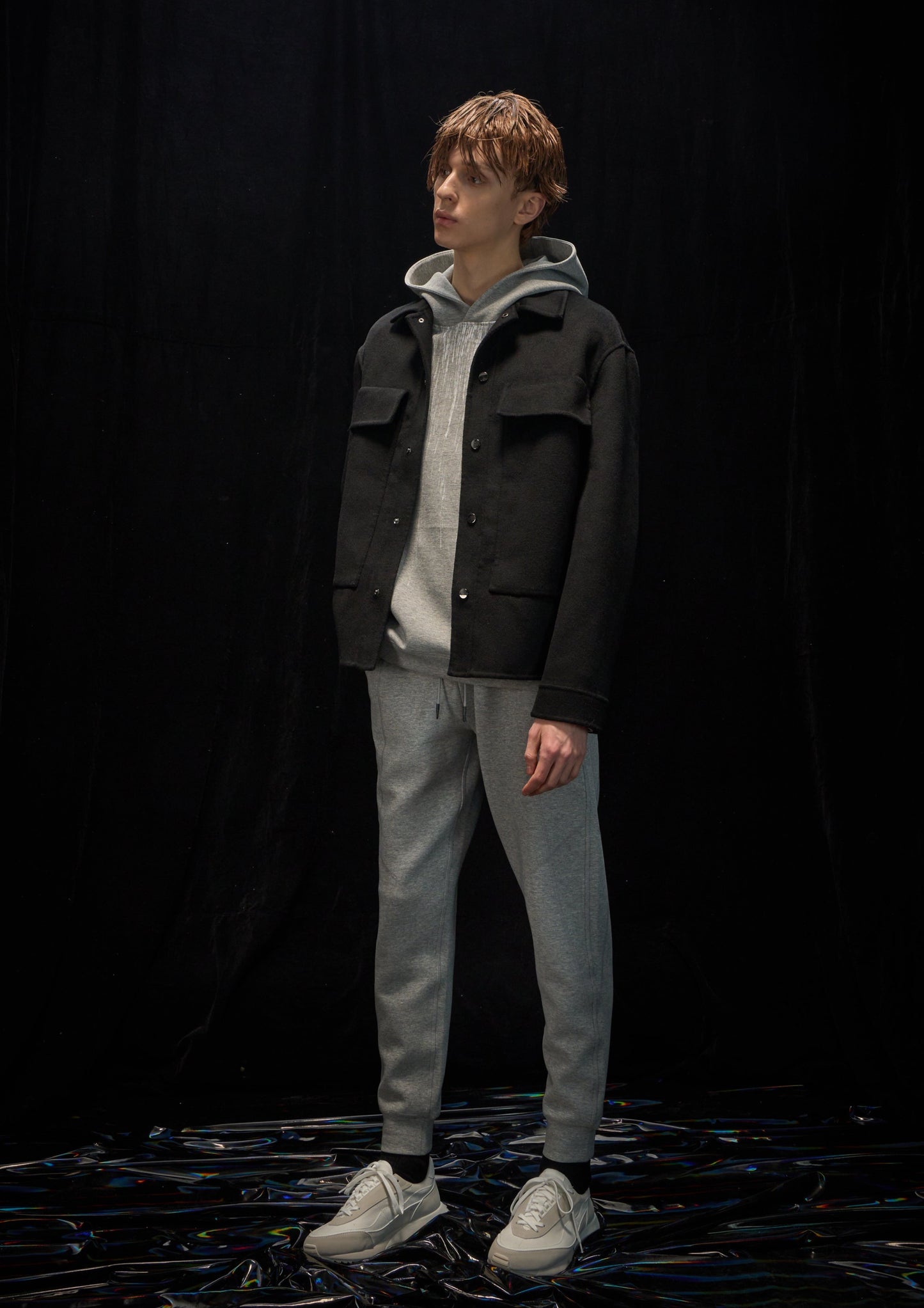 Harrison Wong Double Face Wool Shirt Coat